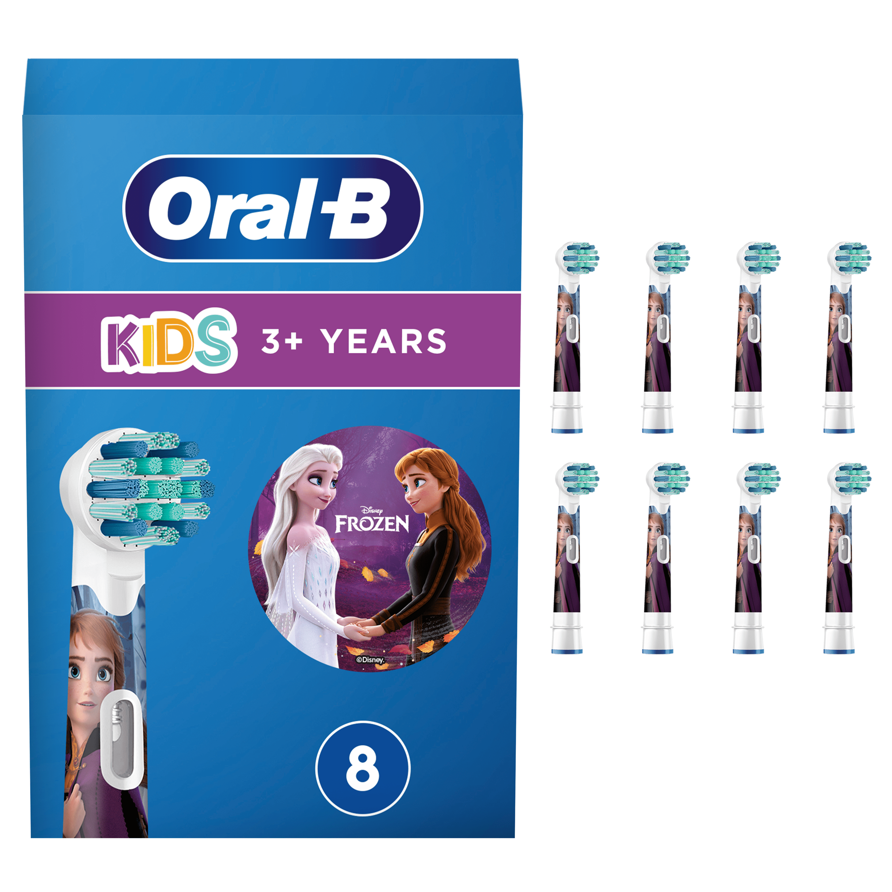 Oral-B Kids - 8 brossettes Reine des Neiges - 24 mois