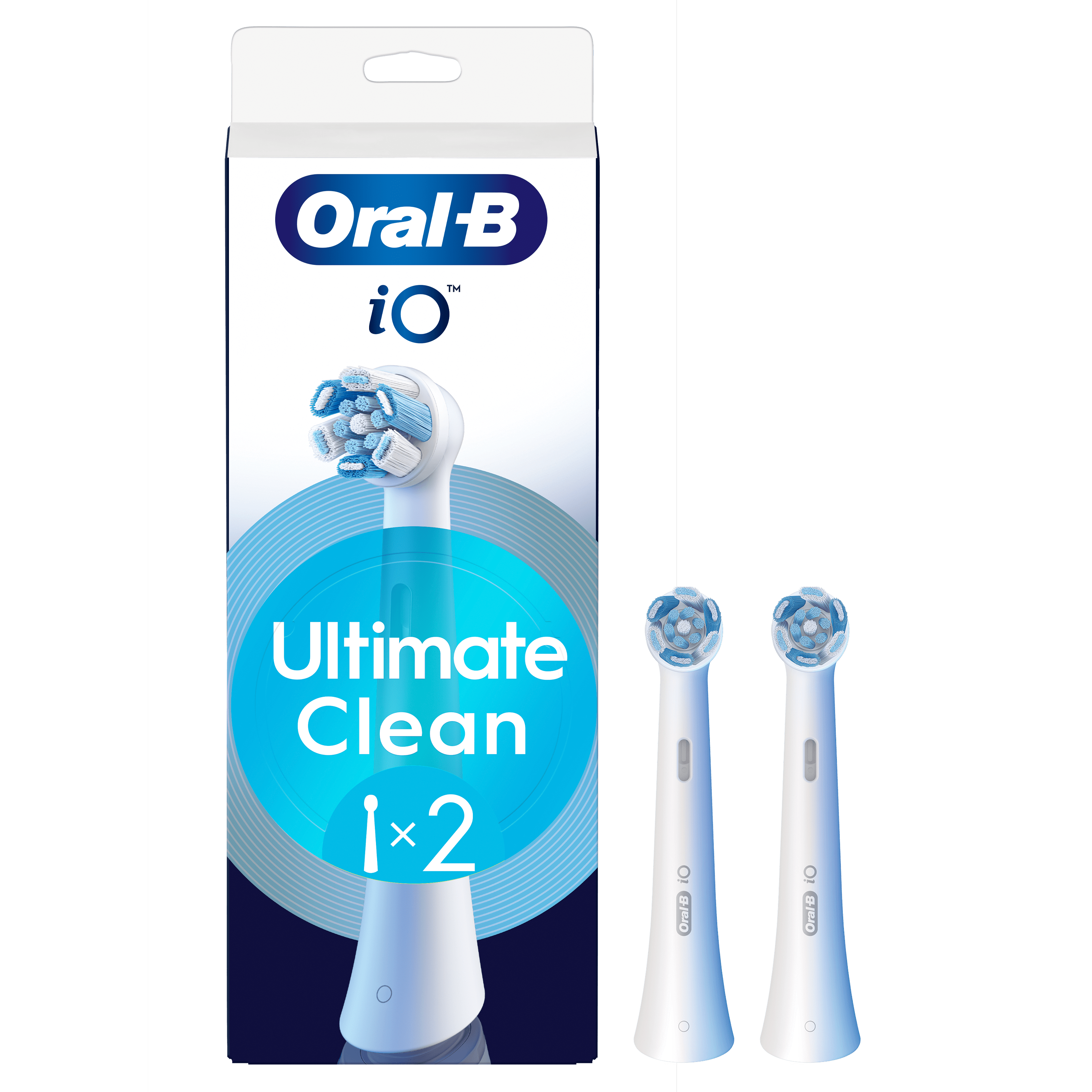 Oral-B iO, emballage de brossettes Ultimate Clean, lot de 2.