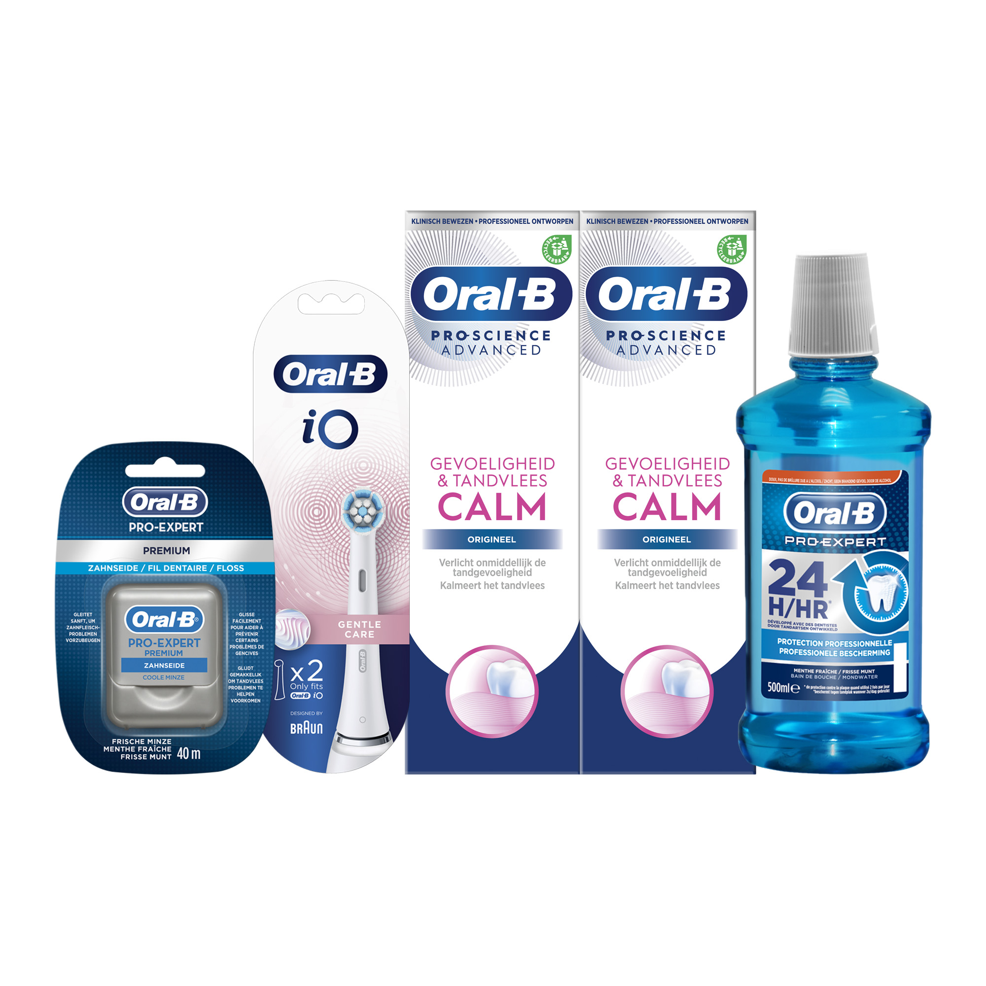 Oral-B iO Pack de routine dentaire - gencives sensibles