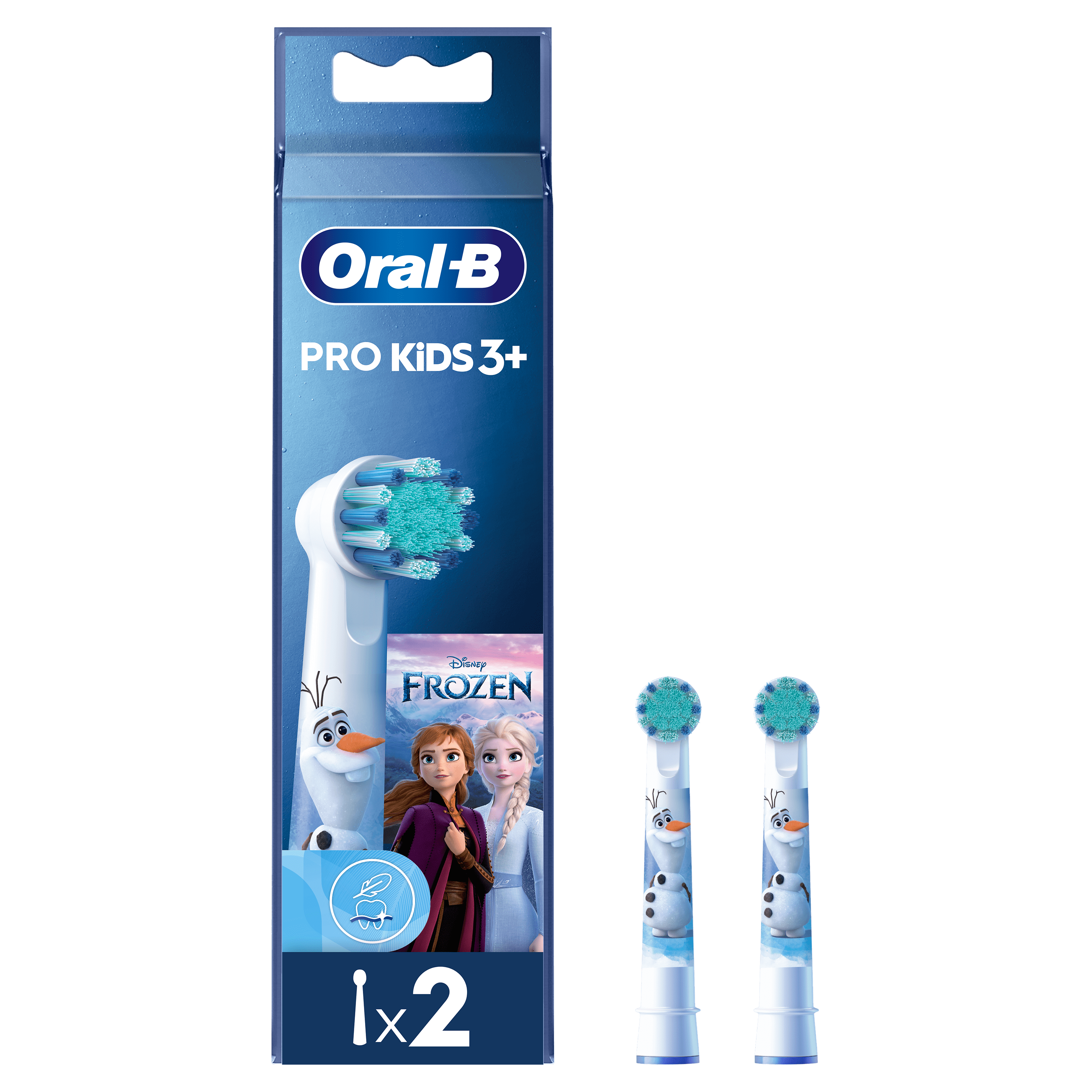 Oral-B Pro Kids Brossettes Disney La reine des neiges, 2 Unités