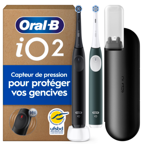 iO2 Series Plus Duo Night Black/Forest Green: retailer-supplied image