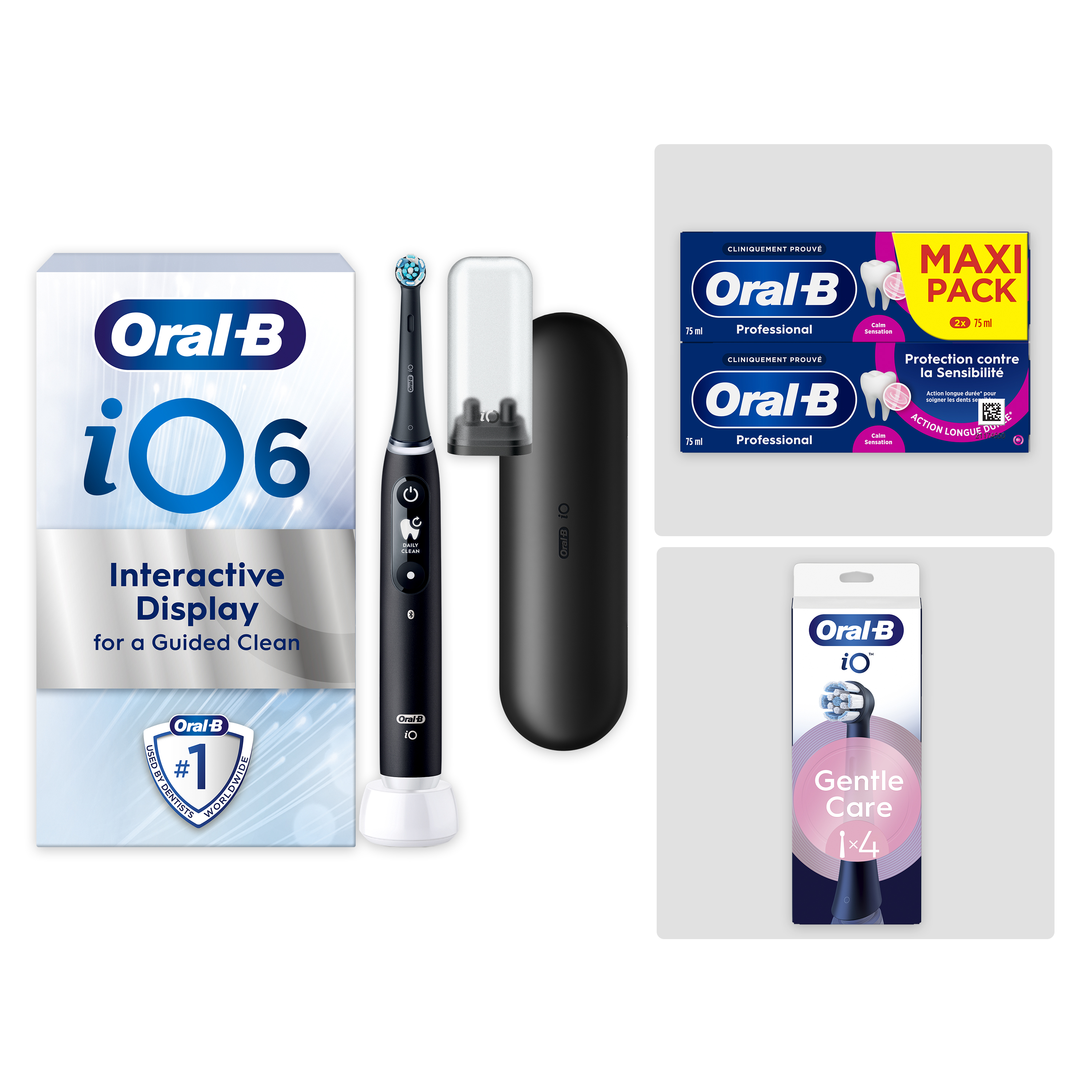 Oral-B iO6 Noire Pack Sensibilité