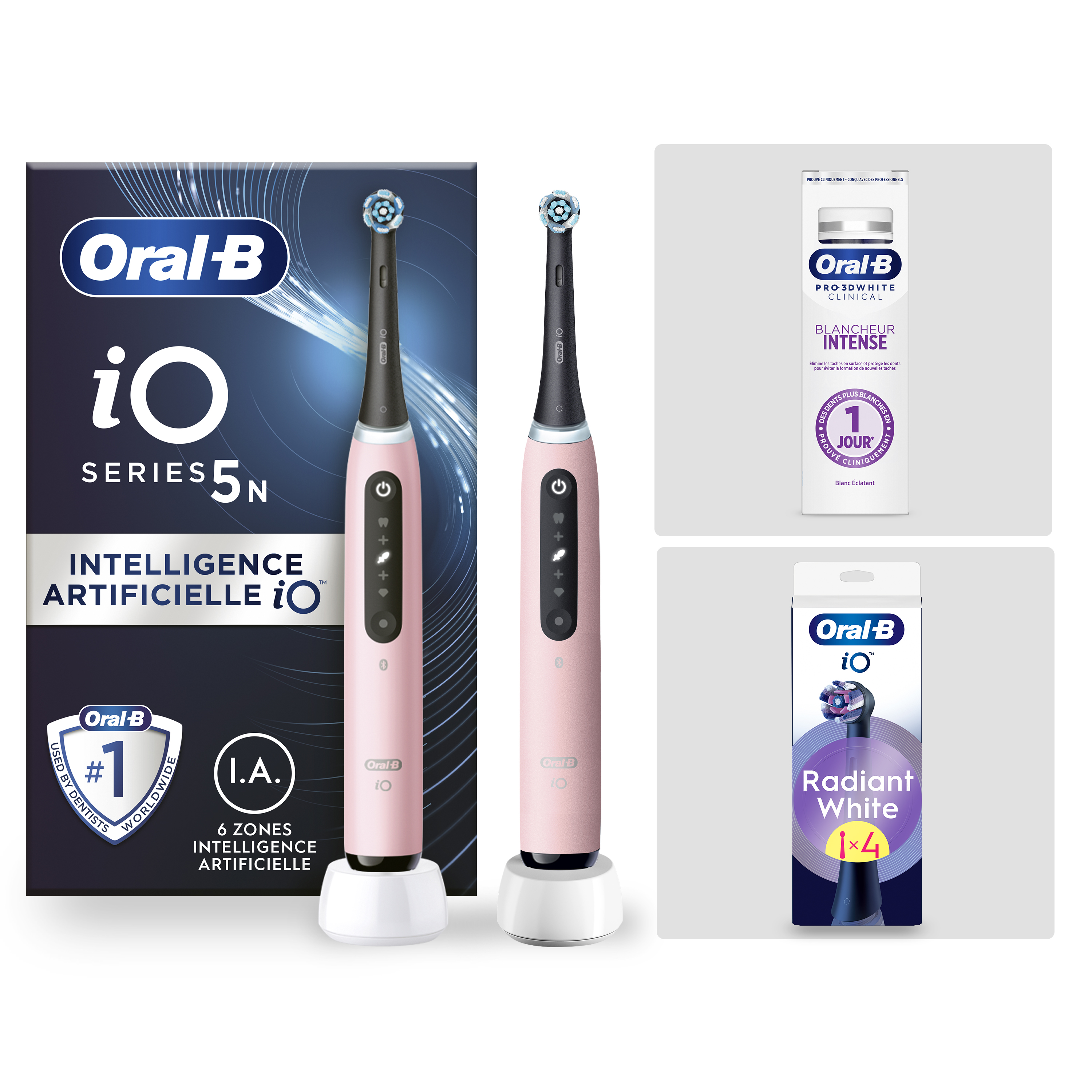 Oral-B iO5 Rose Pack Blancheur