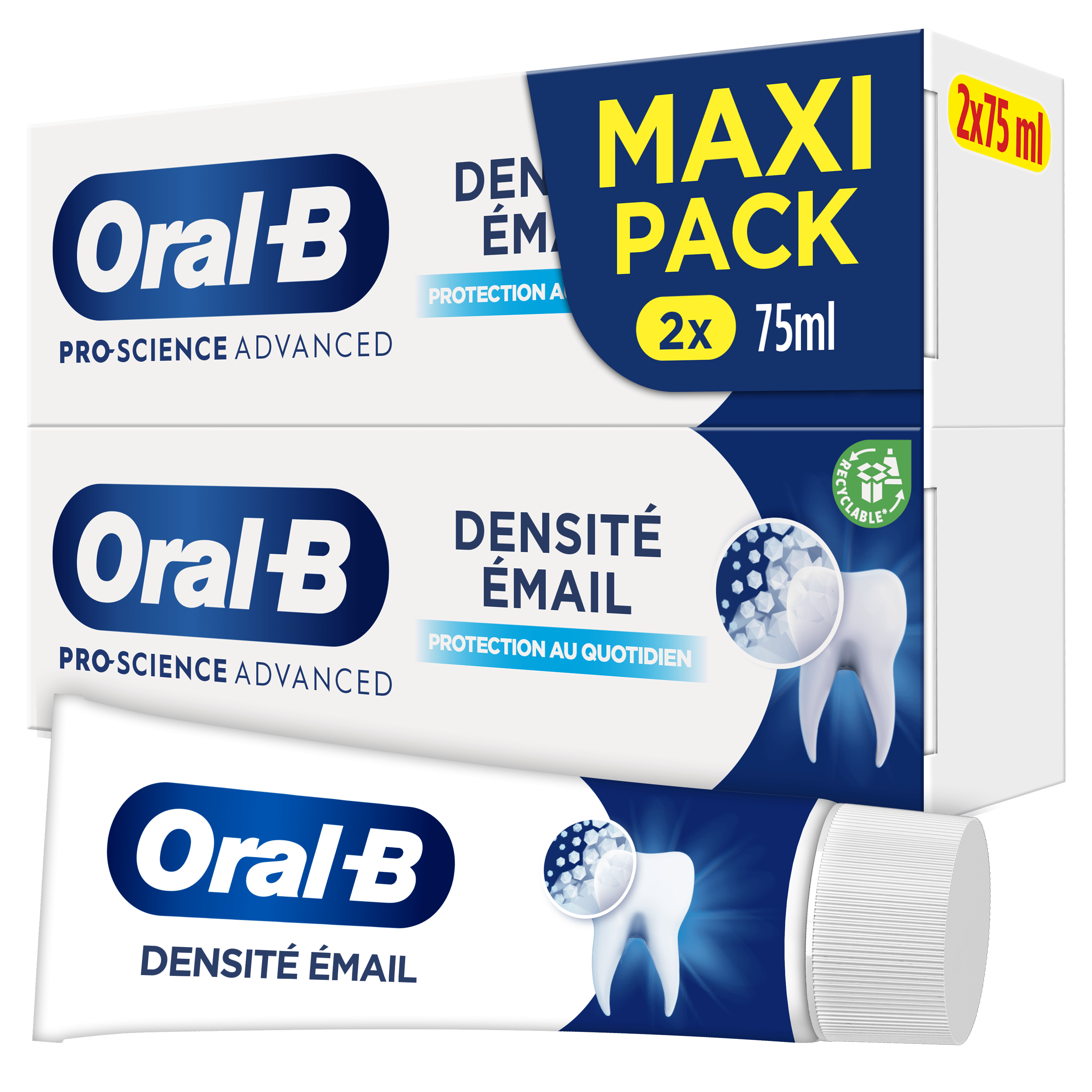 Dentifrice Oral-B Pro Science Densité Protection au quotidien 75ml