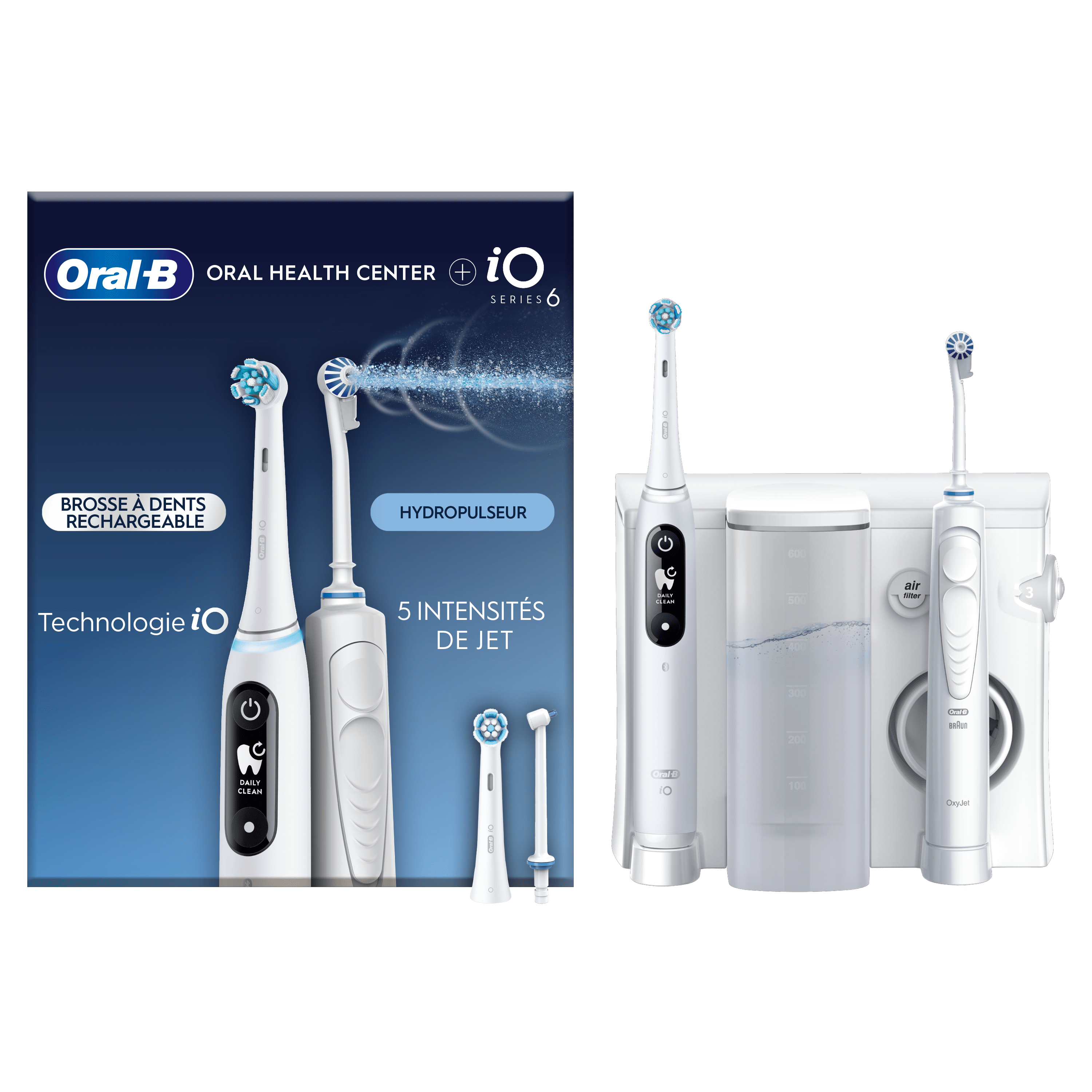 Oral-B Oral Health Center Hydropulseur + Brosse À Dents Électrique