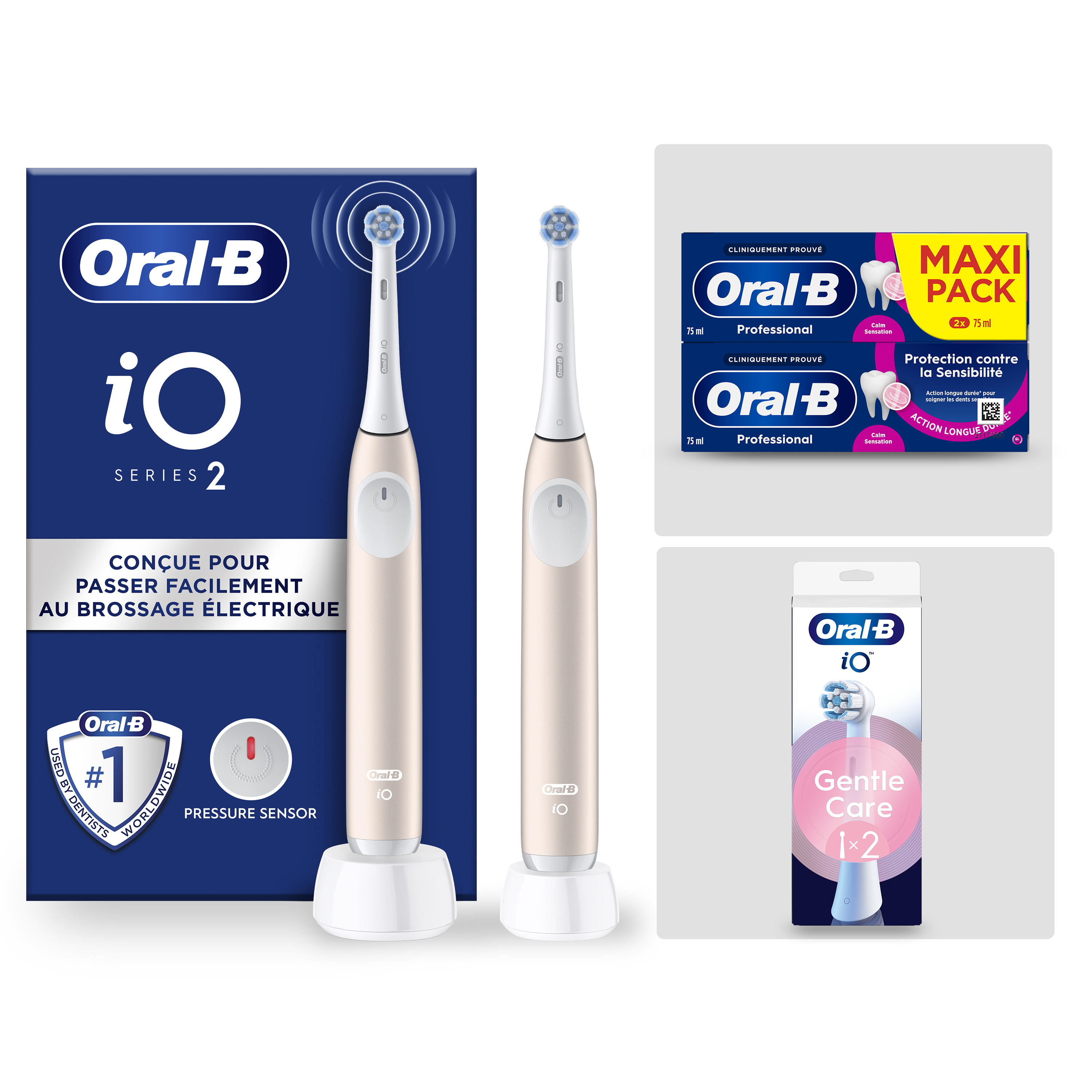 Oral-B iO2 Rose Pack Sensibilité