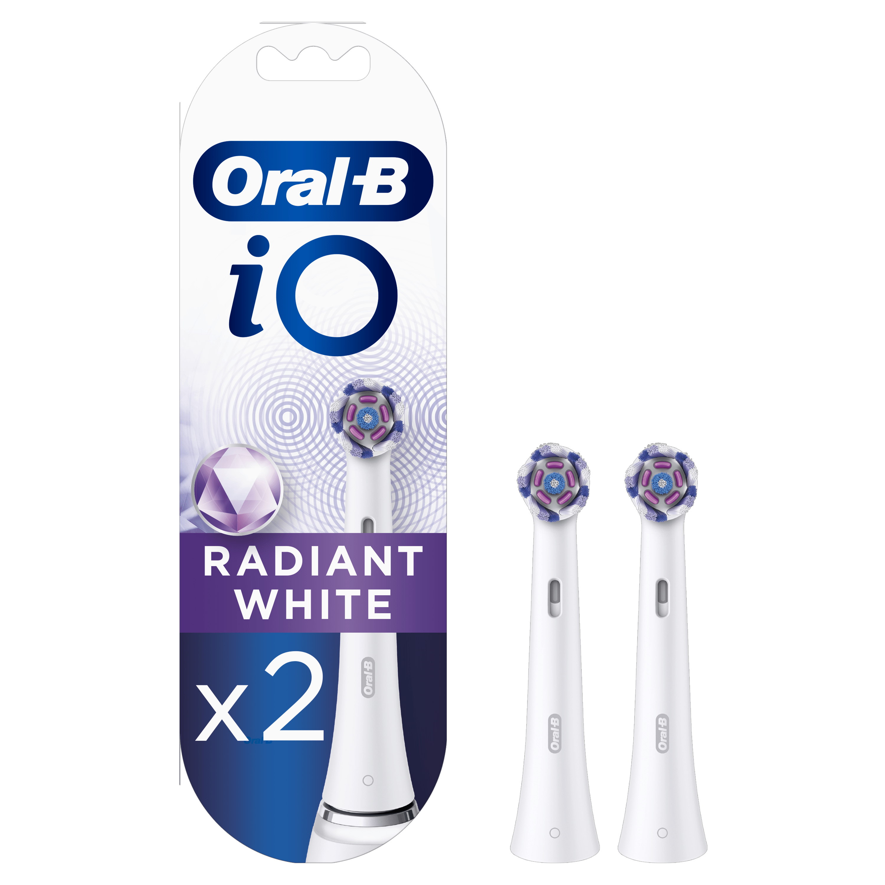 Oral-B iO Radiant White Brossettes, Lot De 2