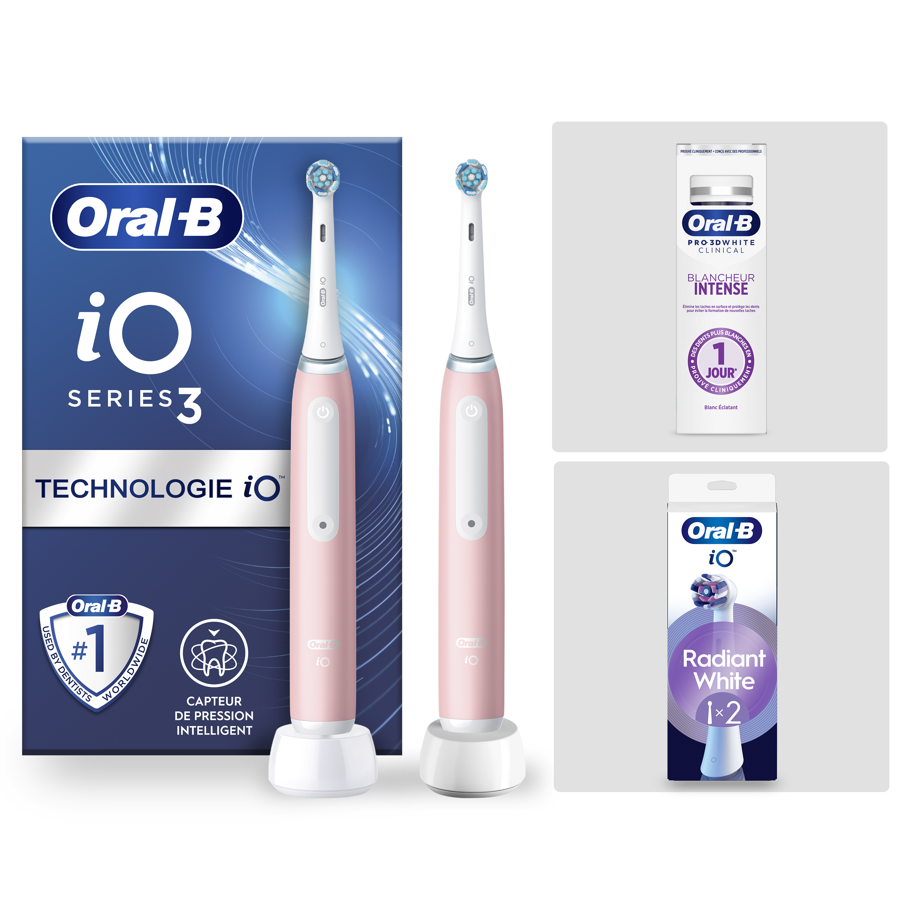 Oral-B iO3 Rose Pack Blancheur