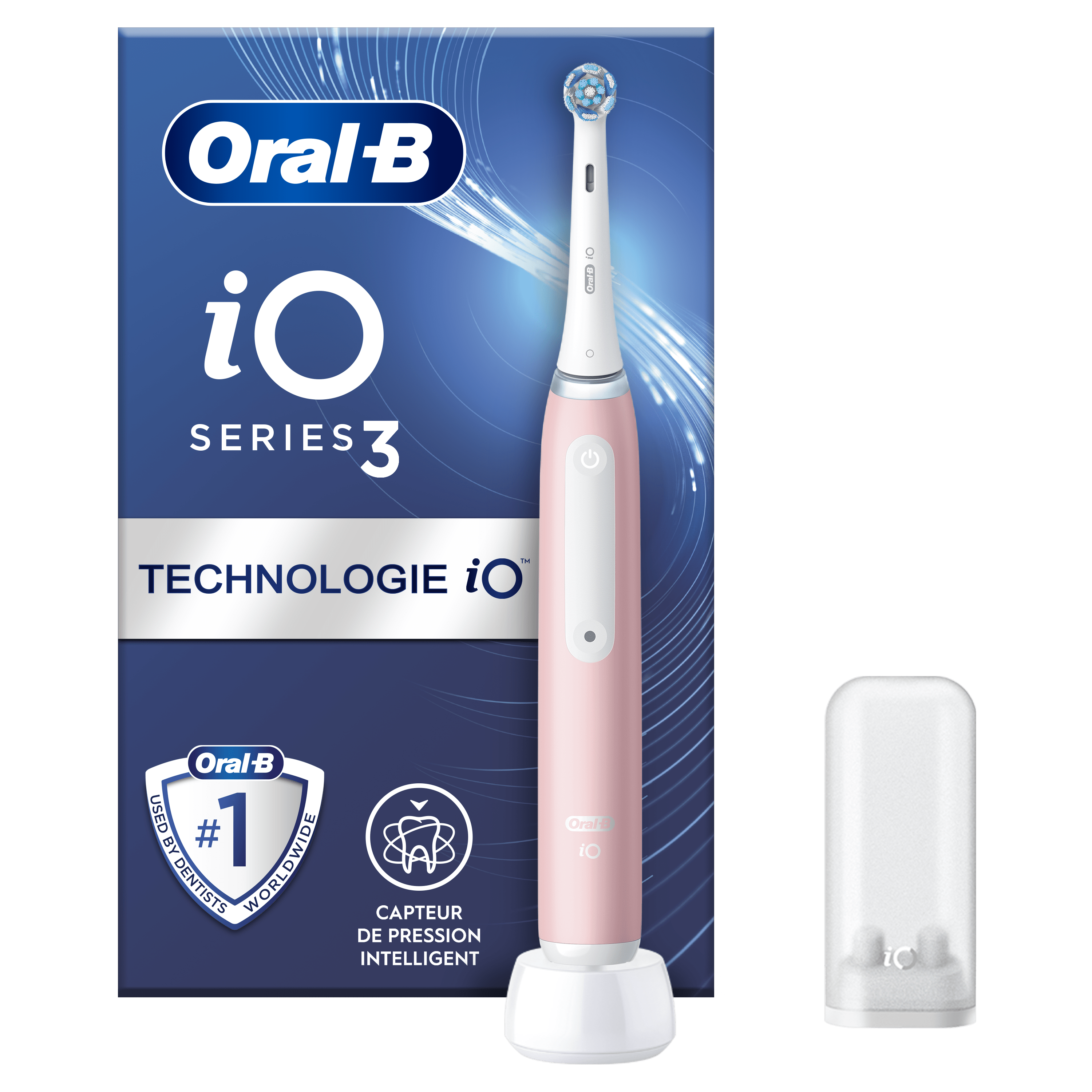 Oral-B iO 3 Rose Brosse à dents électrique avec brossette