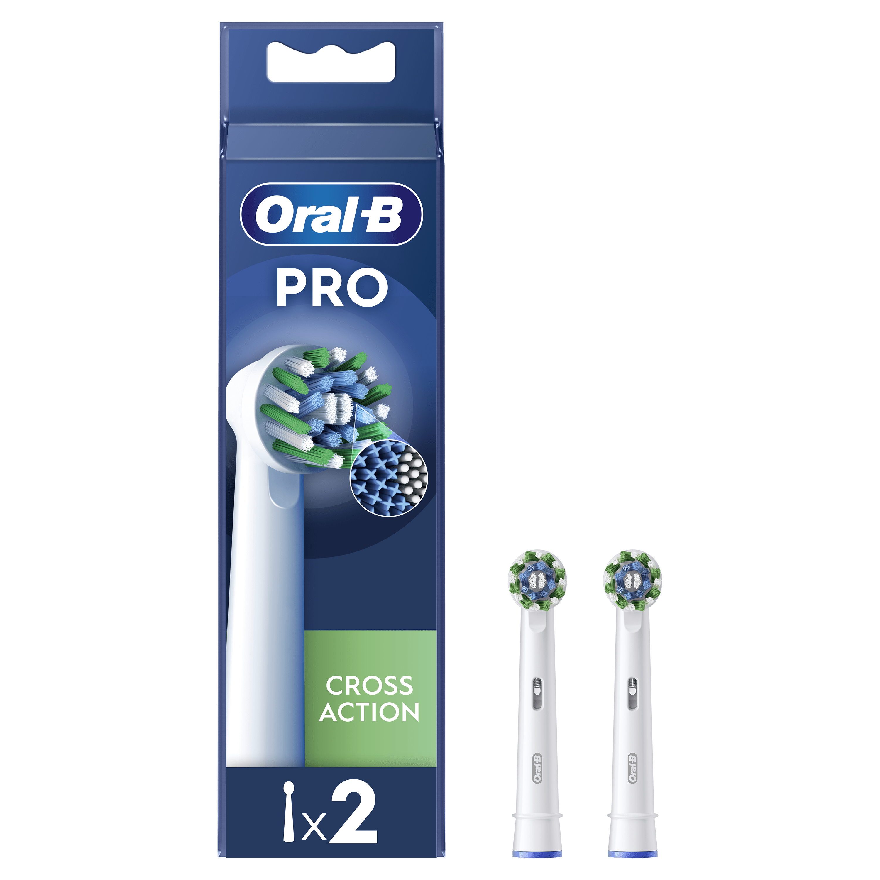 Oral-B Pro Cross Action Brossettes Pour Brosse À Dents, Pack De 2 Unités