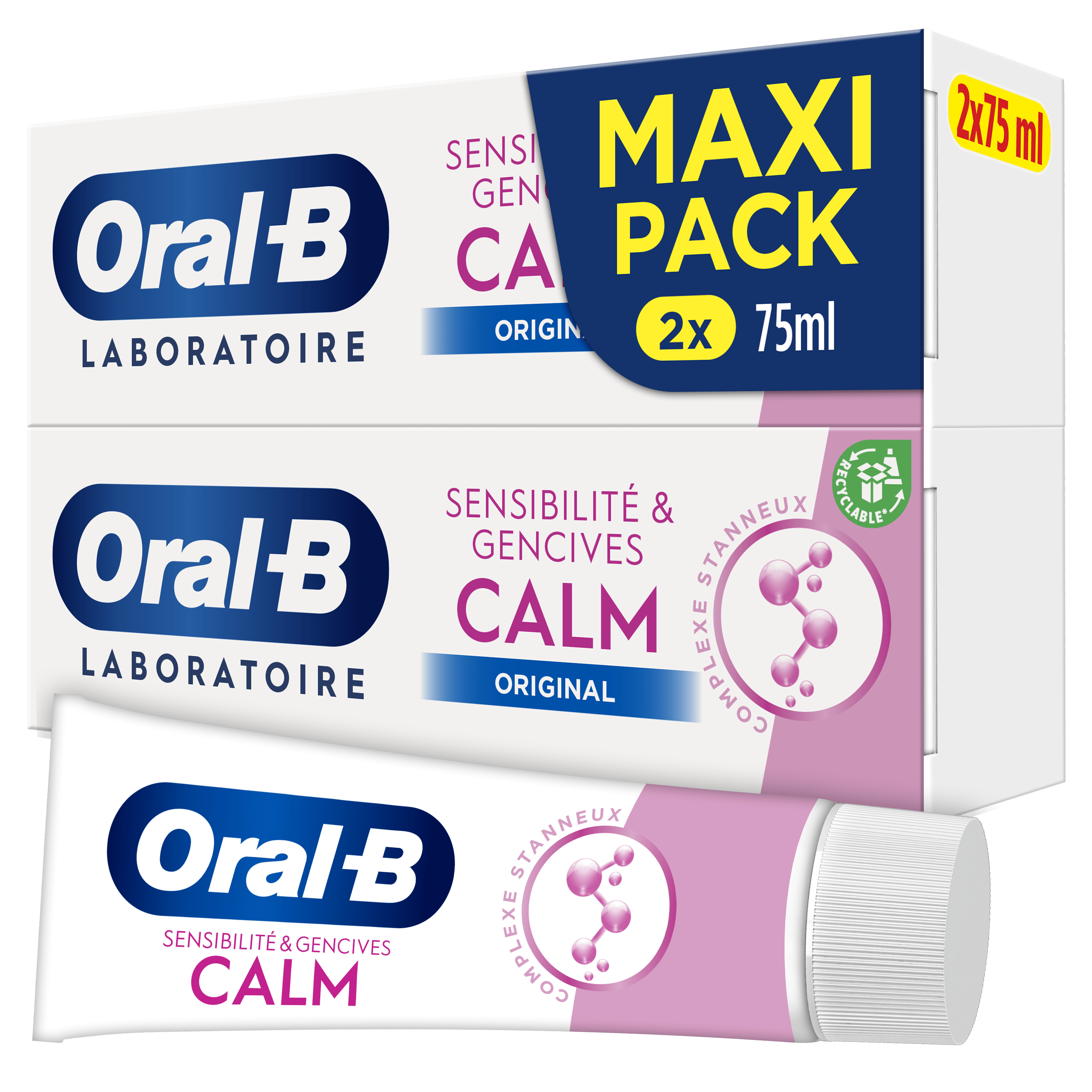 Oral-B Pro-Science Advanced Dentifrice Sensibilité et Gencives Calm Original 150 ml