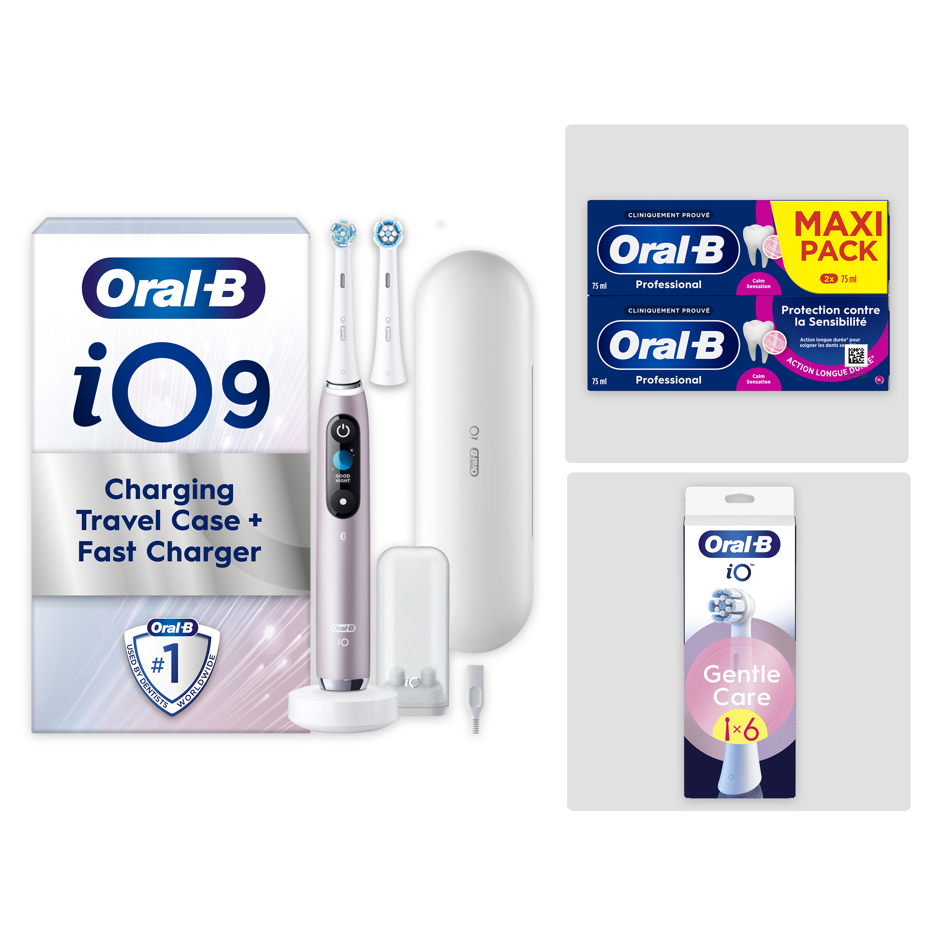 Oral-B iO9 Rose Pack Sensibilité