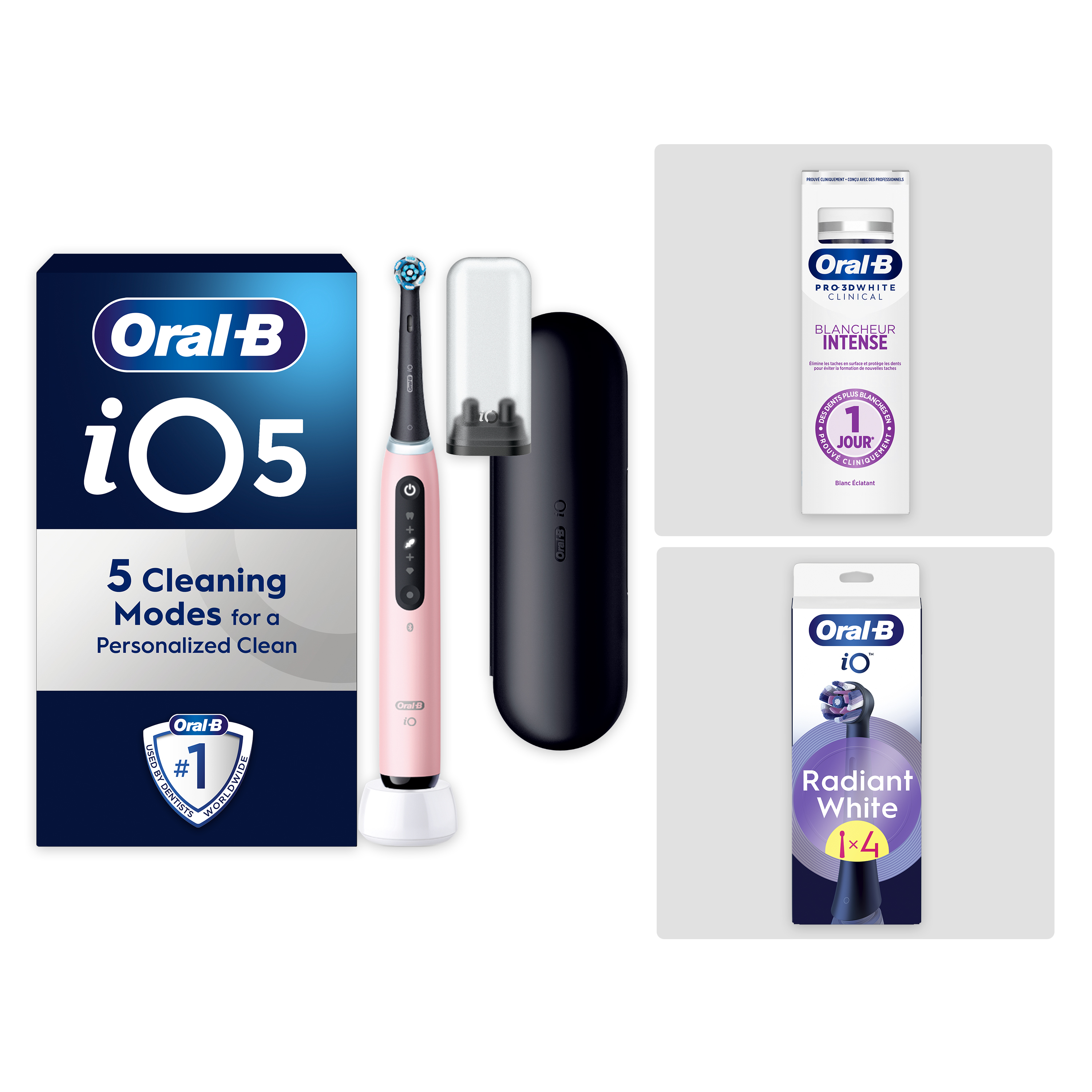 Oral-B iO5 Rose Pack Blancheur