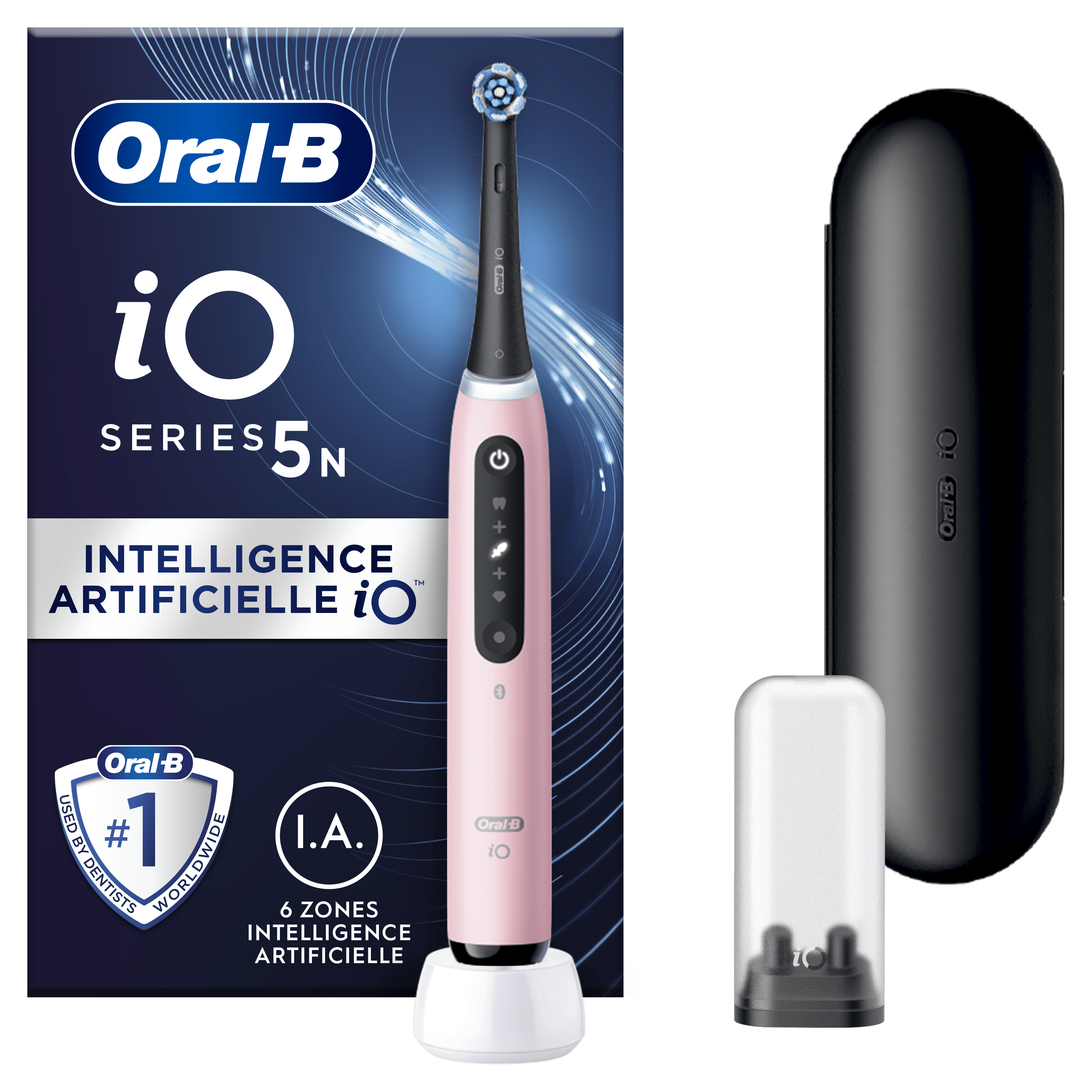 Oral-B iO 5 Rose Brosse à dents électrique avec brossette