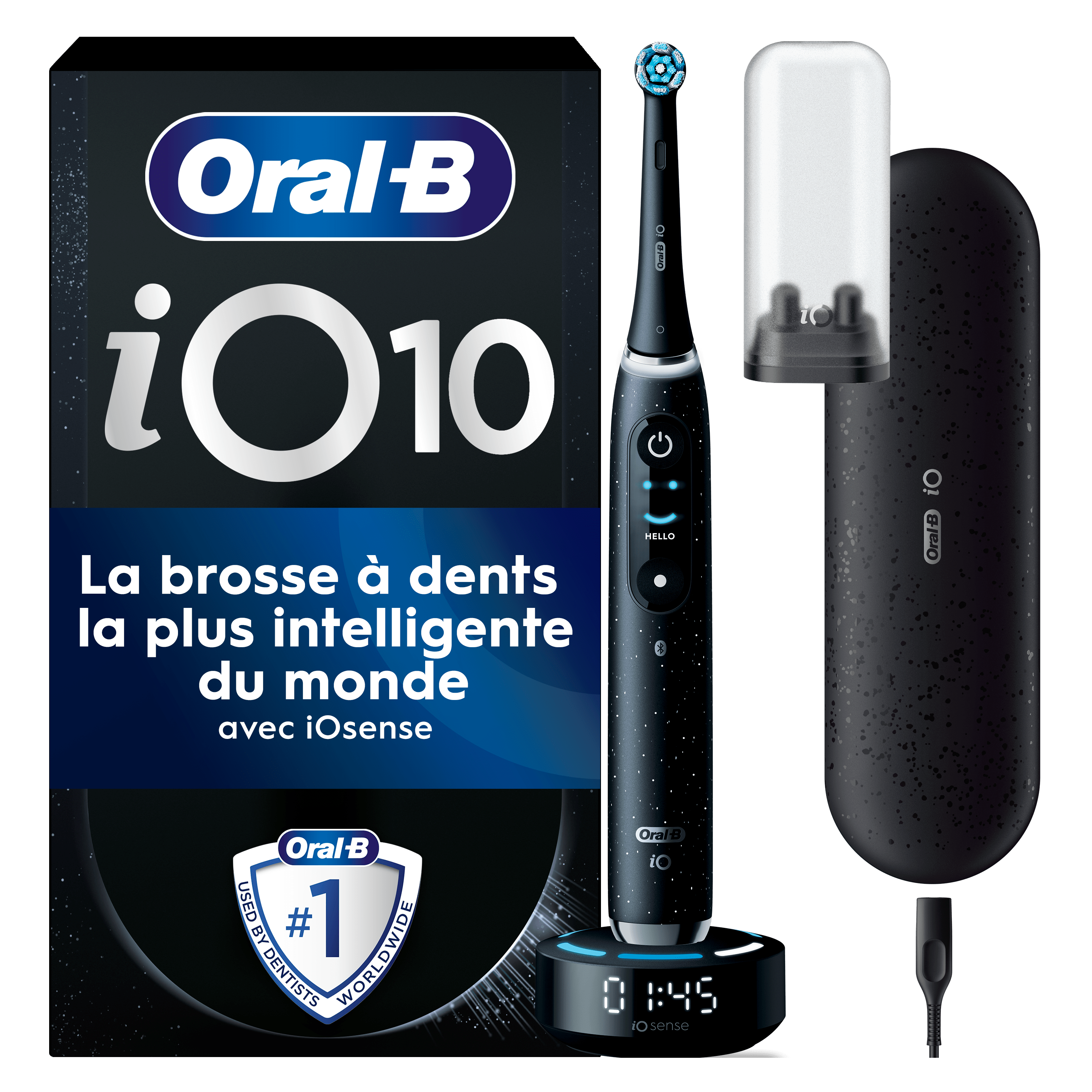 Oral-B iO 10 Brosse À Dents Électrique Noire