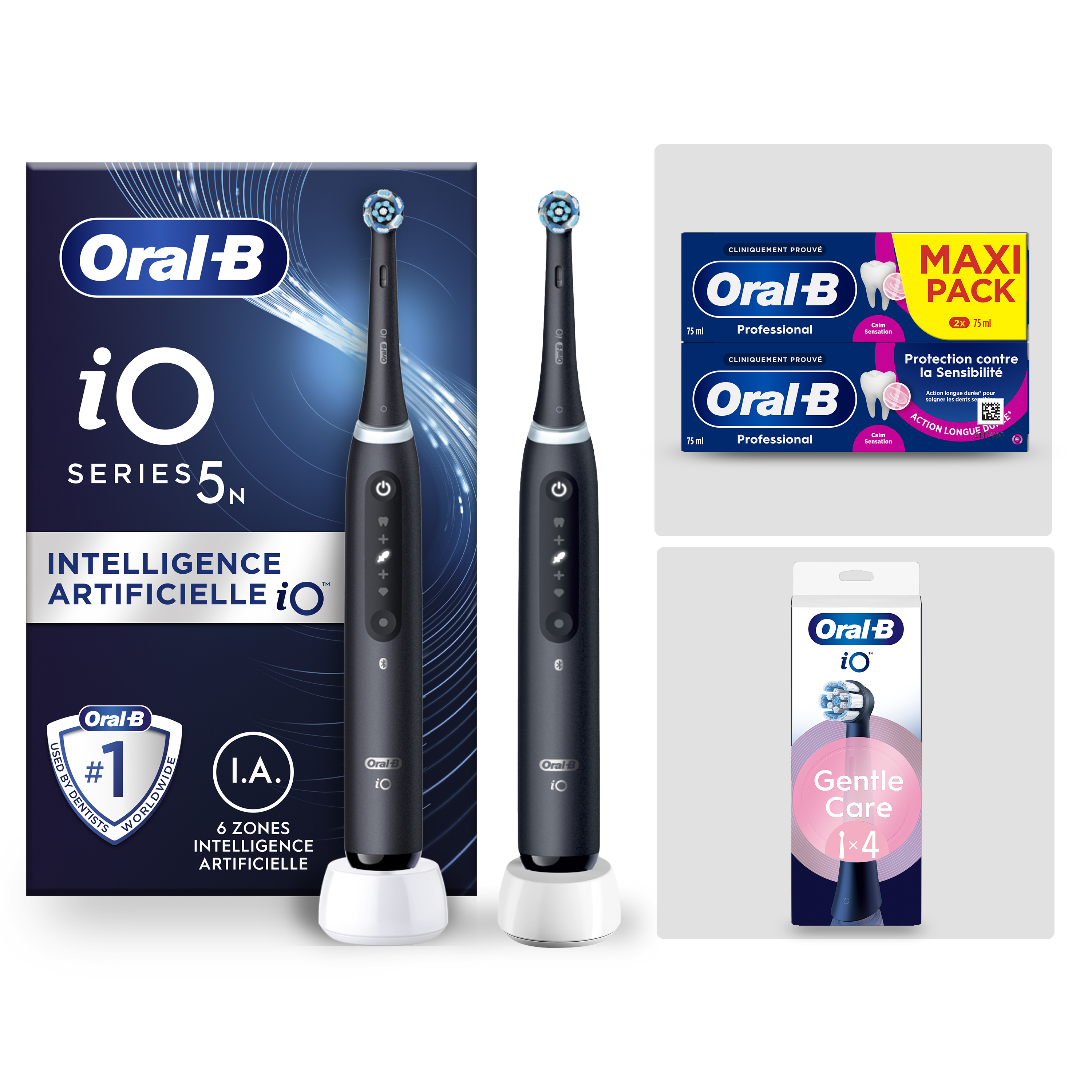 Oral-B iO5 Noire Pack Sensibilité
