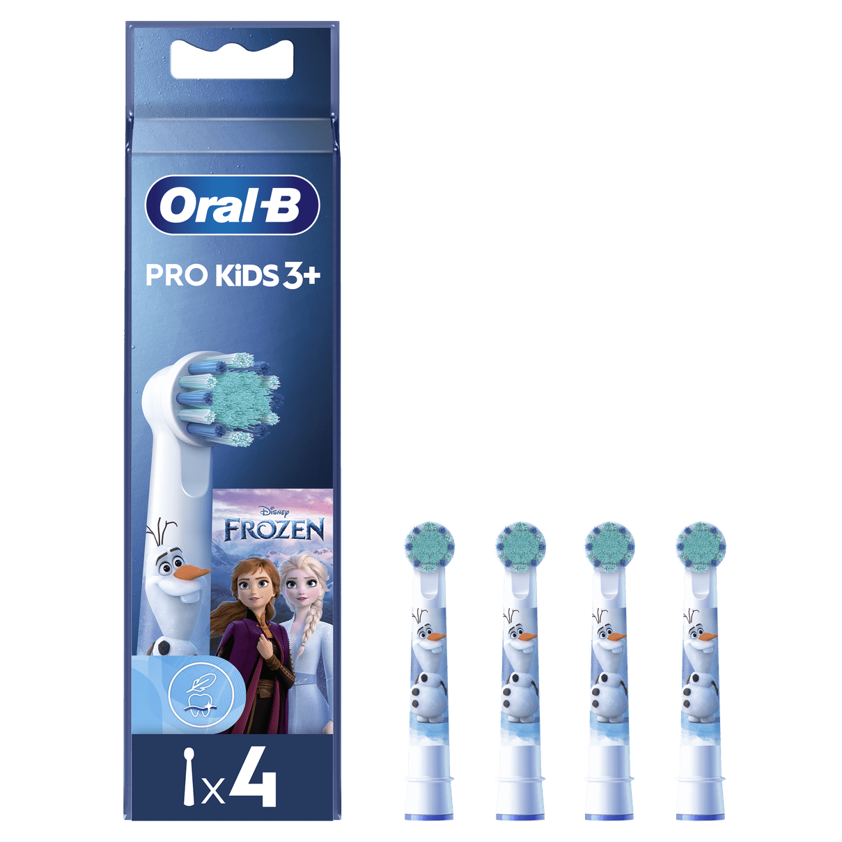 Oral-B Kids - 4 brossettes Reine des Neiges - 12 mois: retailer-supplied image