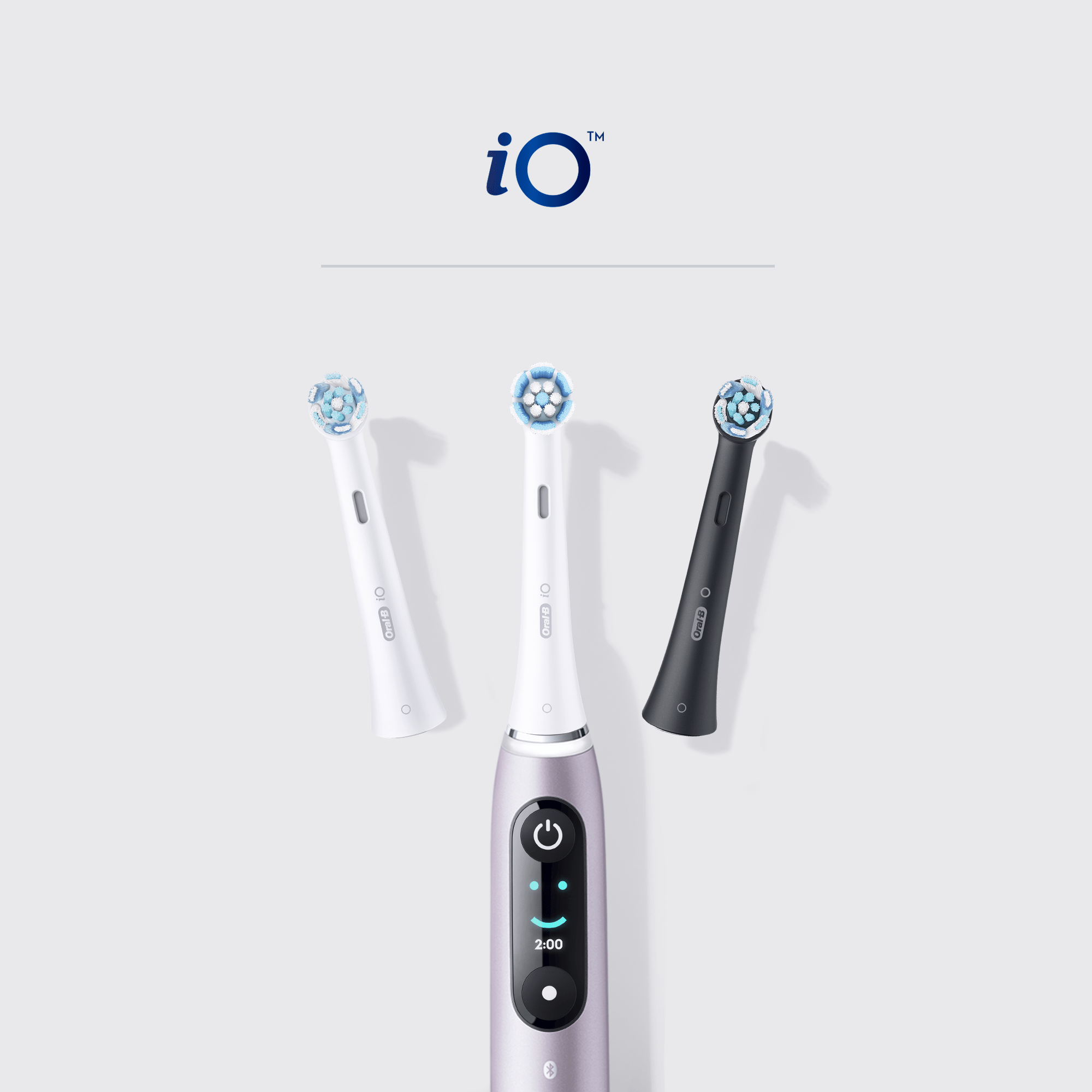 Oral-B iO - 8 brossettes Gentle Care Blanches - 24 mois