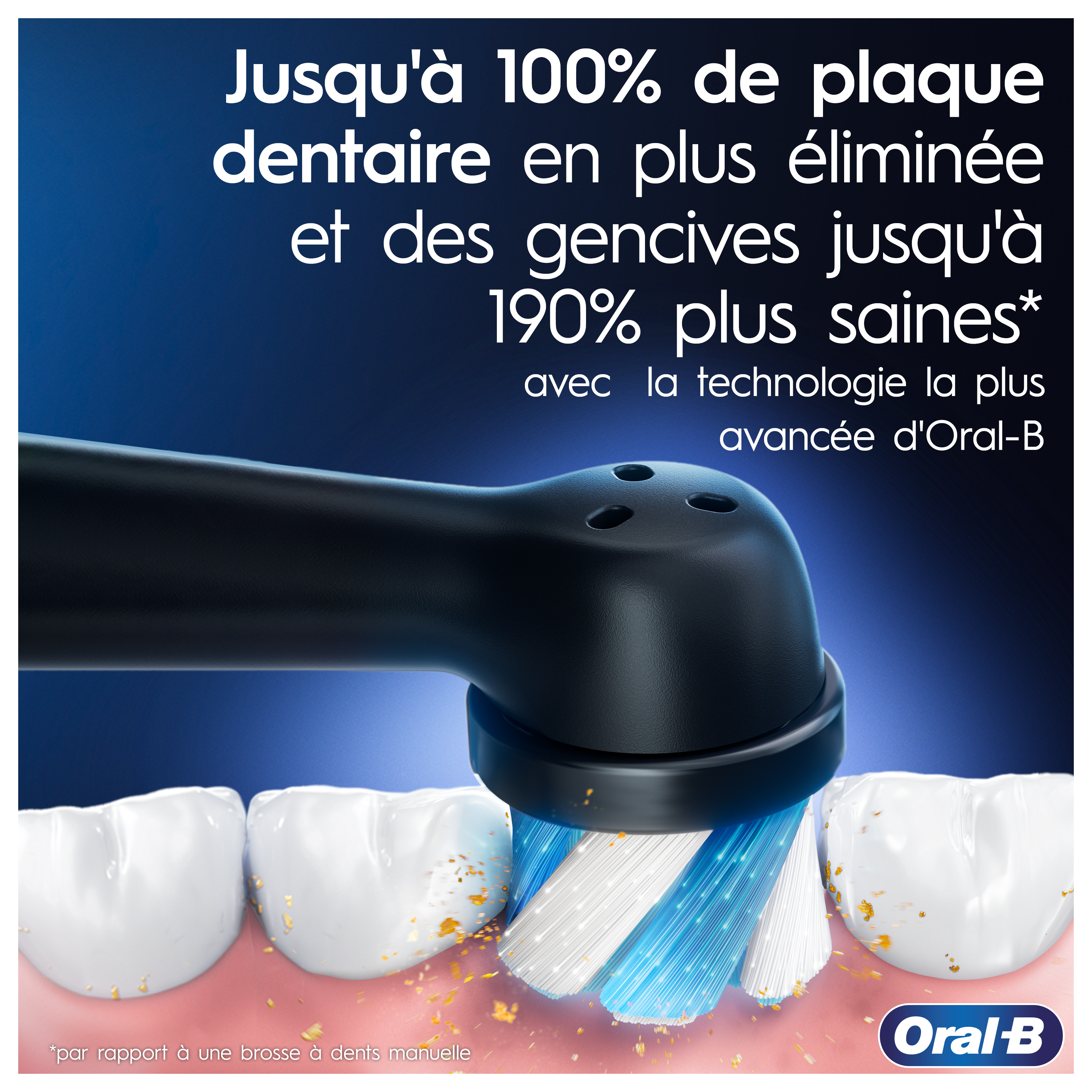 Oral-B iO 8 Pack 2 brosses à dents électriques avec 3 brossettes