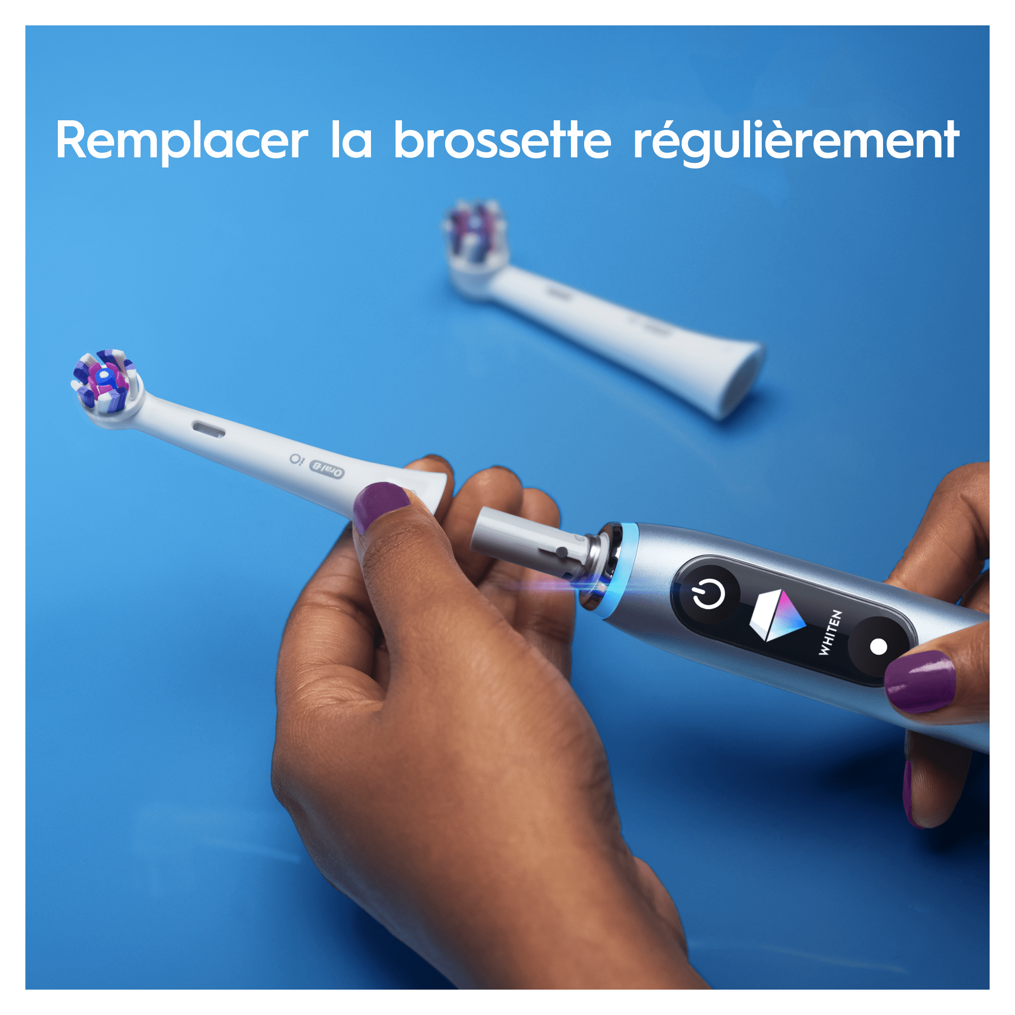 Oral-B iO - 4 brossettes Radiant White - 12 mois