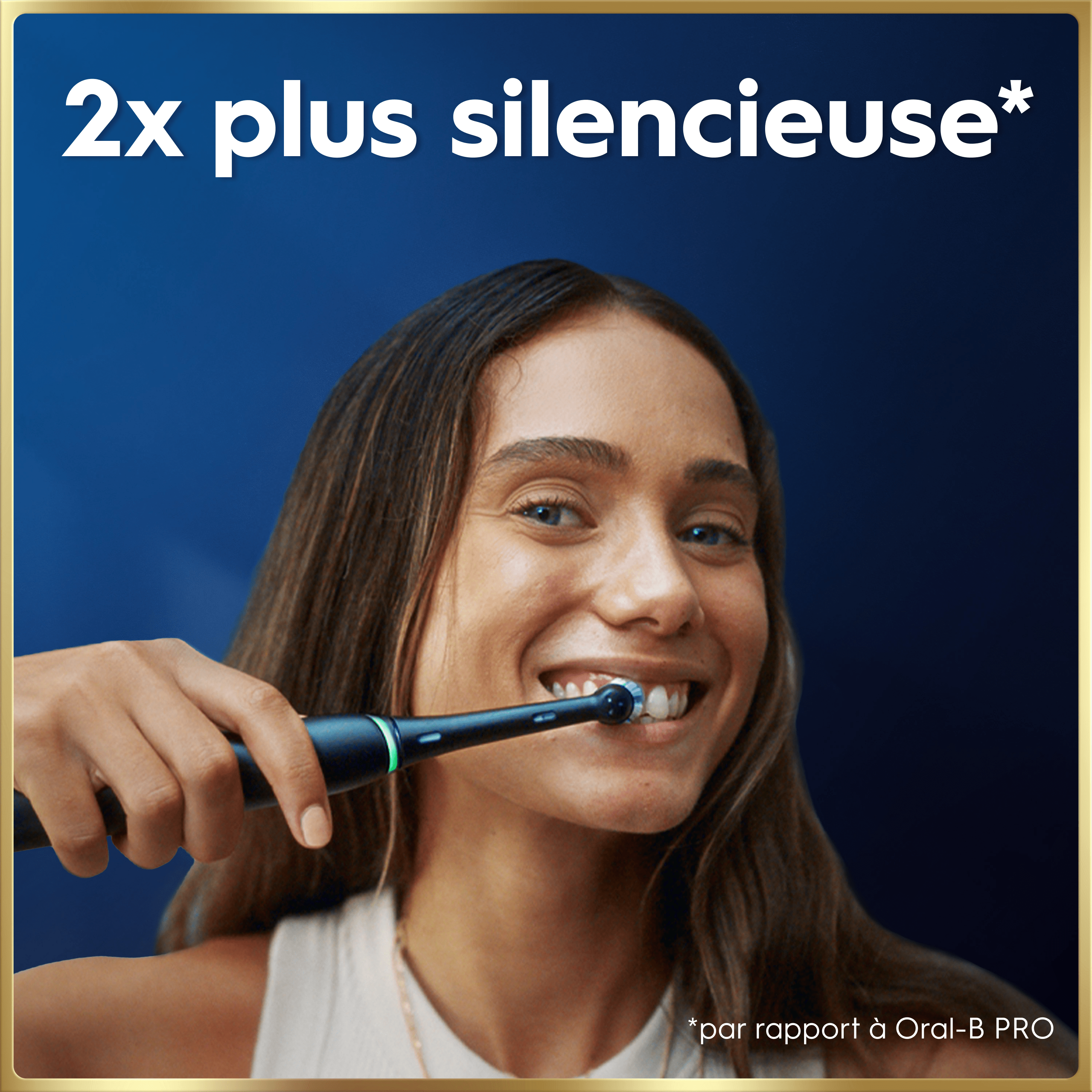 Brosse à dents électrique Oral-B iO9 | Bleu Saphir | 3 brossettes | Chargeur Magnétique Rapide | Étui de Voyage de Charge | Pochette de Chargeur | Porte-brossettes