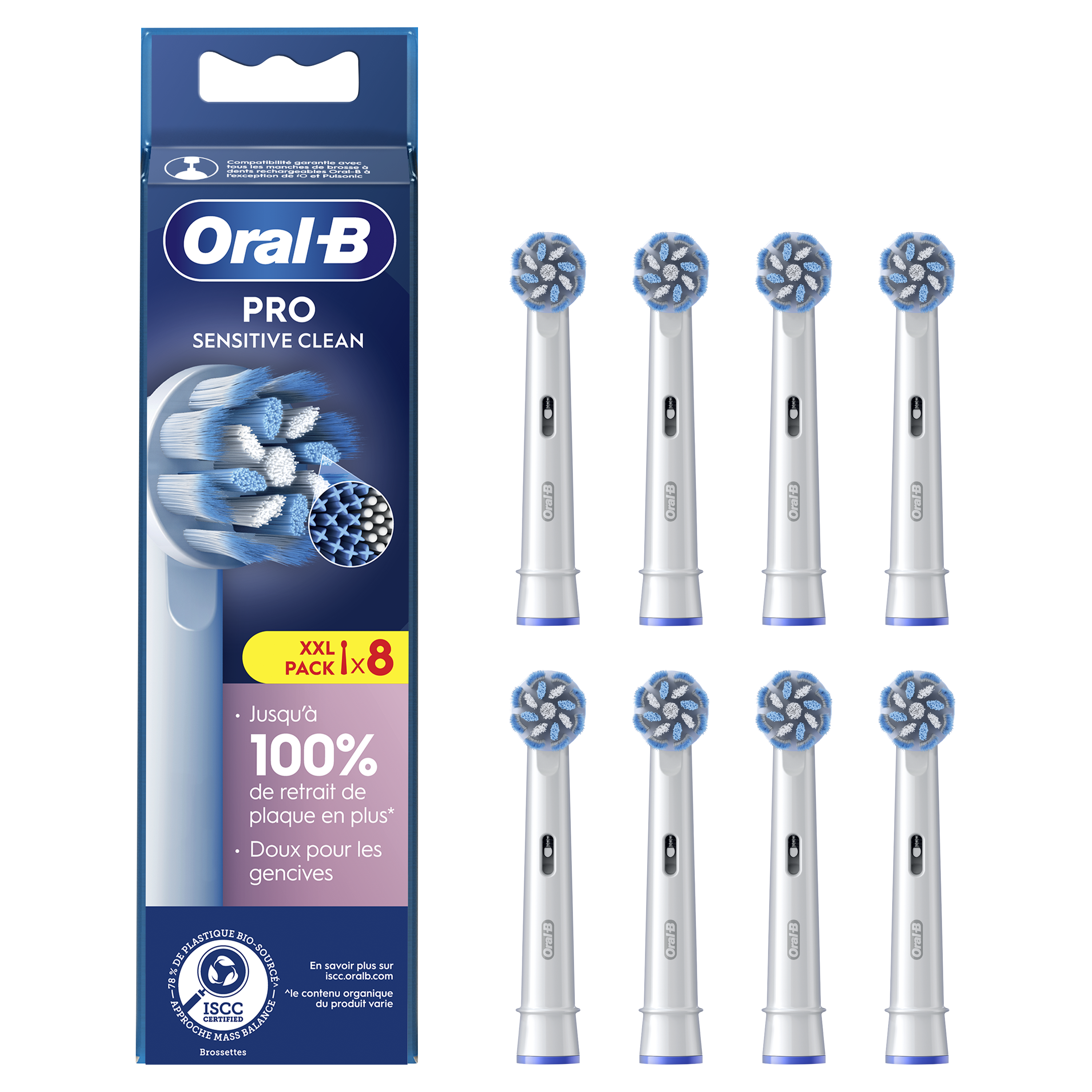Oral-B Pro3 Junior Brosse à dents électrique avec 2 brossettes + 8 brossettes