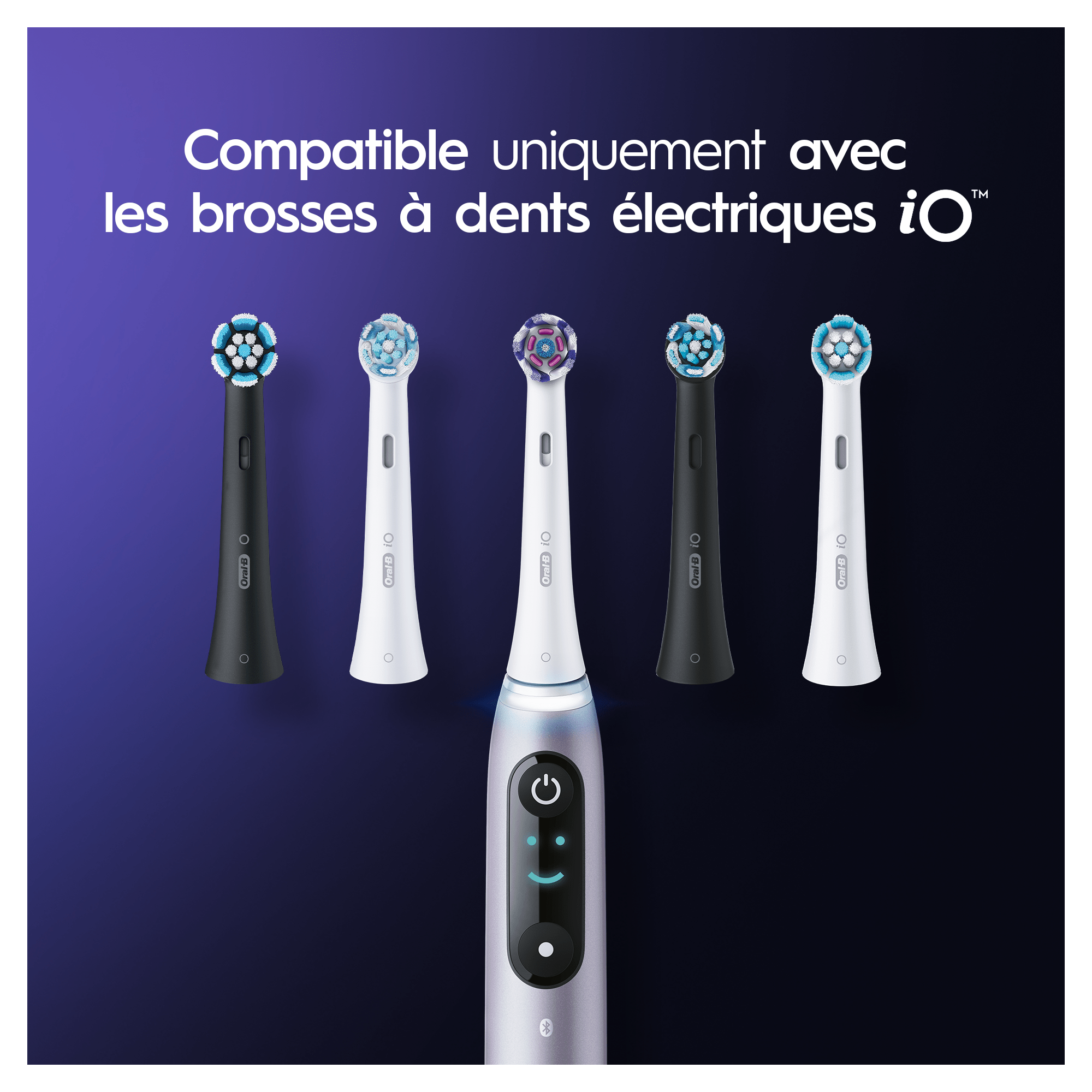 Oral-B iO - 6 brossettes Radiant White - 18 mois