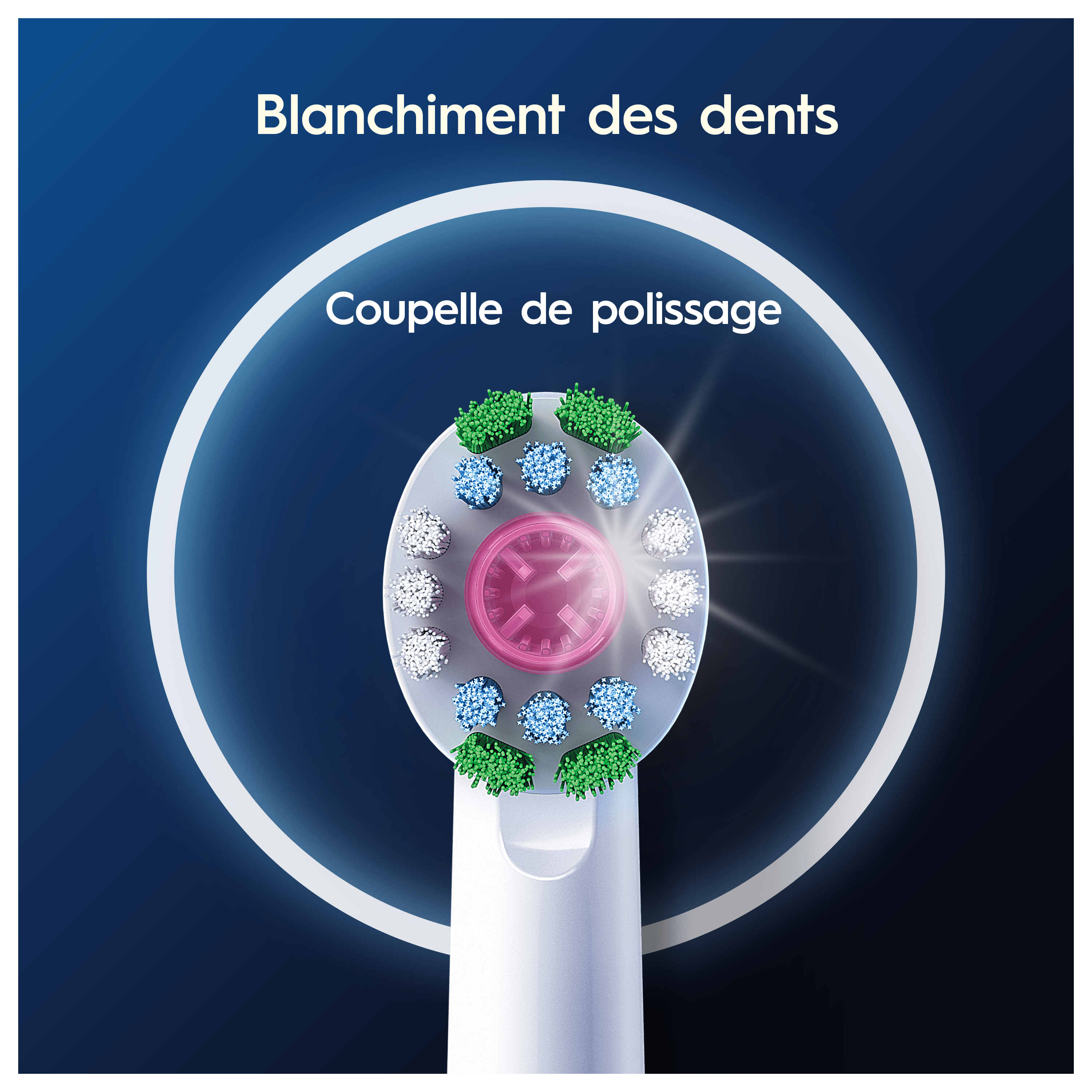 Oral-B Pro 3D White Brossettes Pour Brosse À Dents, Pack De 4 Unités