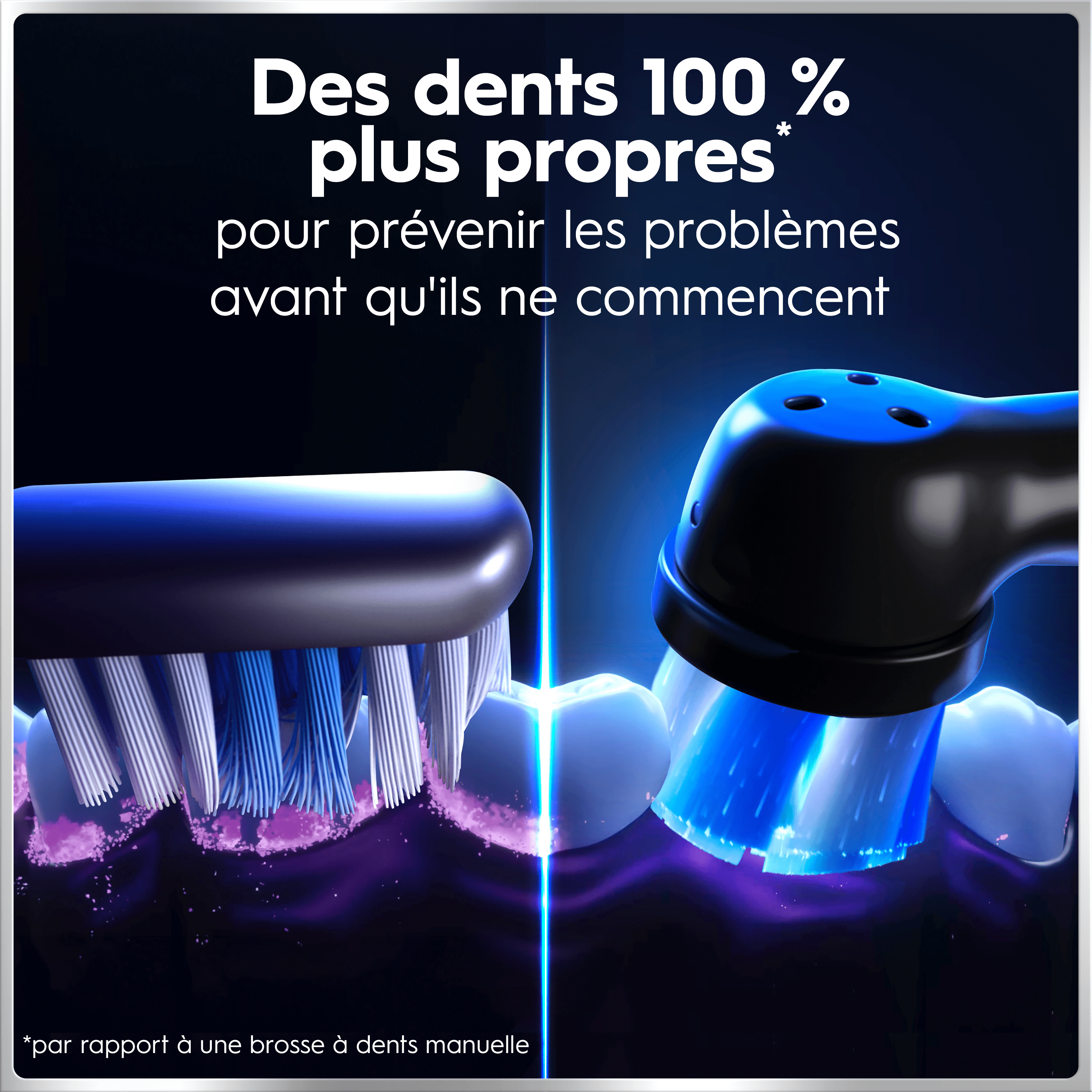 Brosse À Dents Électrique Oral-B iO6 | Noire| 3 brossettes | Batterie Longue Durée | Étui De Voyage Premium | Pochette pour Chargeur | Porte-brossettes