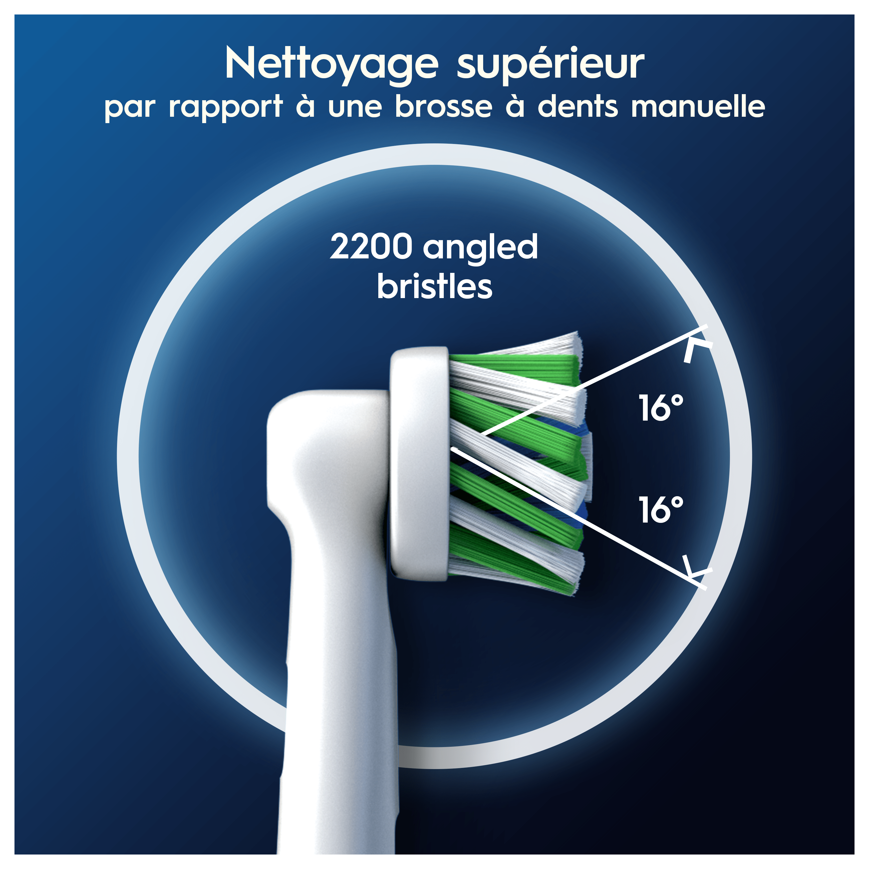 Oral-B Pro Cross Action Brossettes Pour Brosse À Dents, Pack De 4 Unités