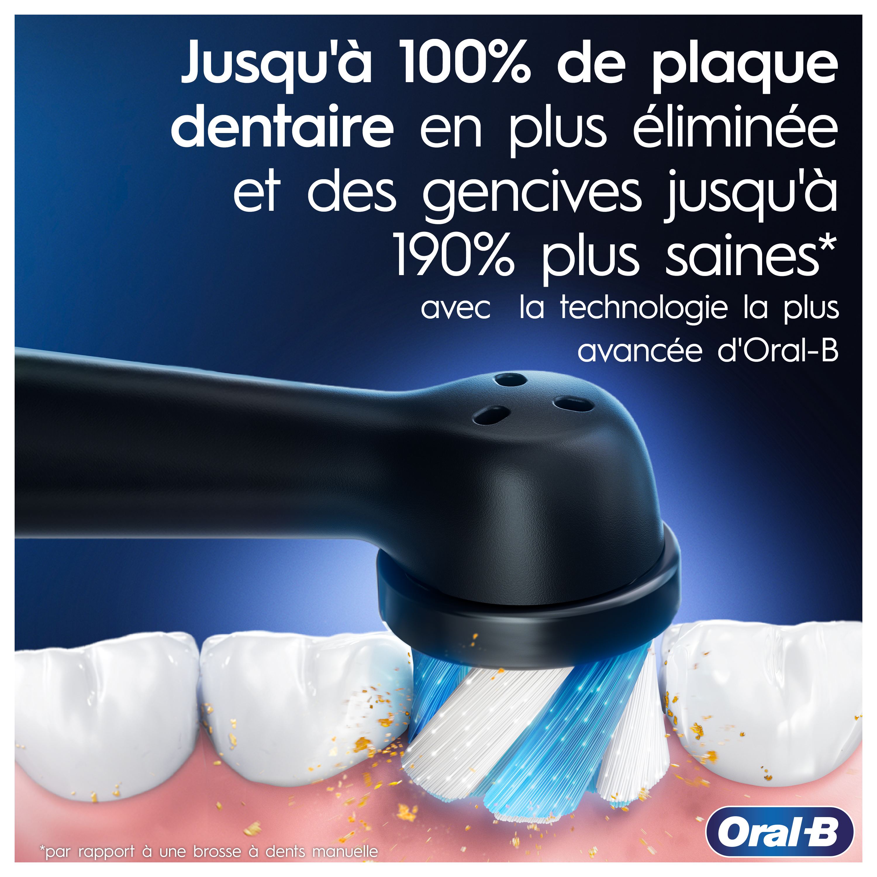 Oral-B iO 7 Pack 2 brosses à dents électriques avec 3 brossettes