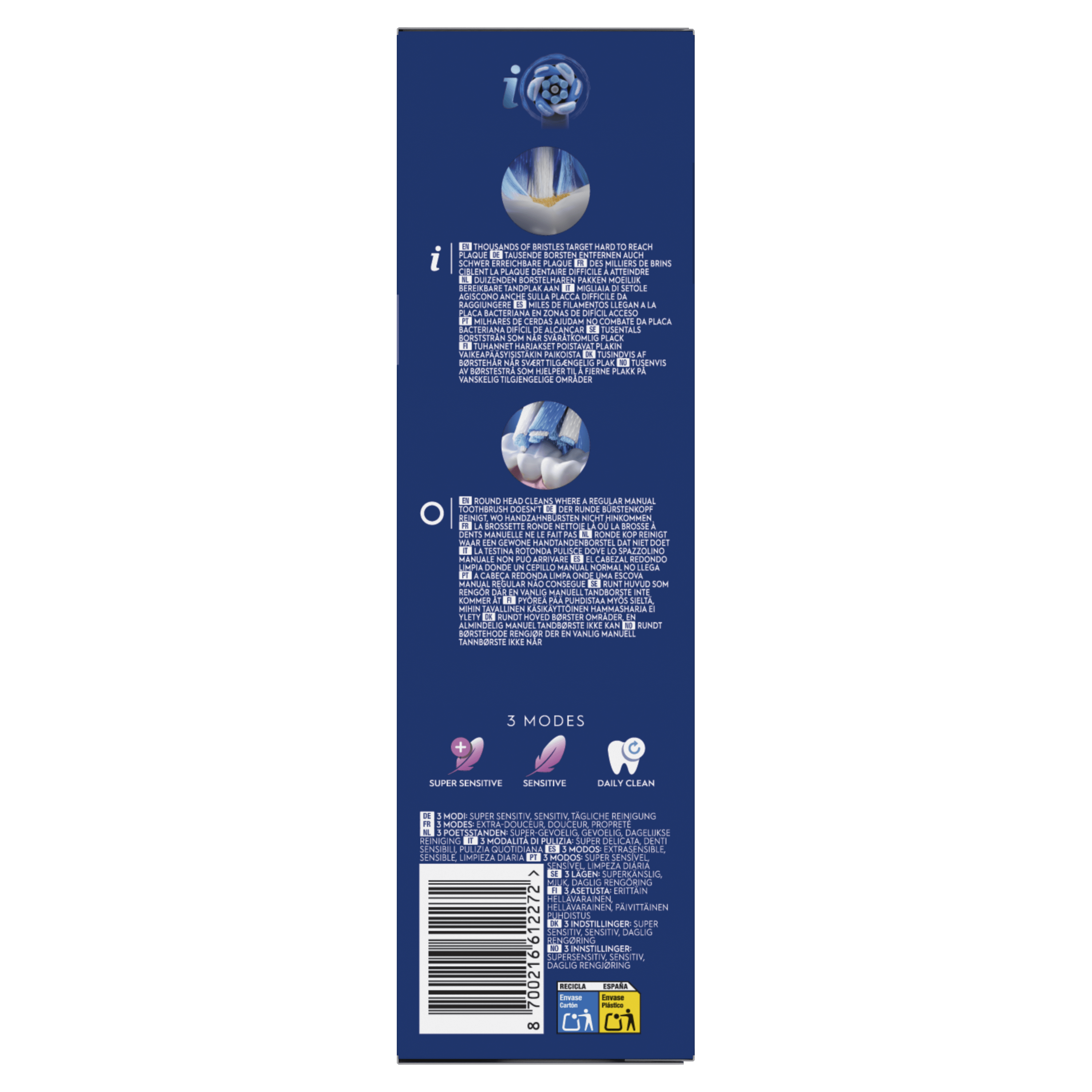 Oral-B iO2 Noire - Pack Nettoyage Douceur avec : 1 brosse à dents électrique + 2 dentifrices + 2 brossettes