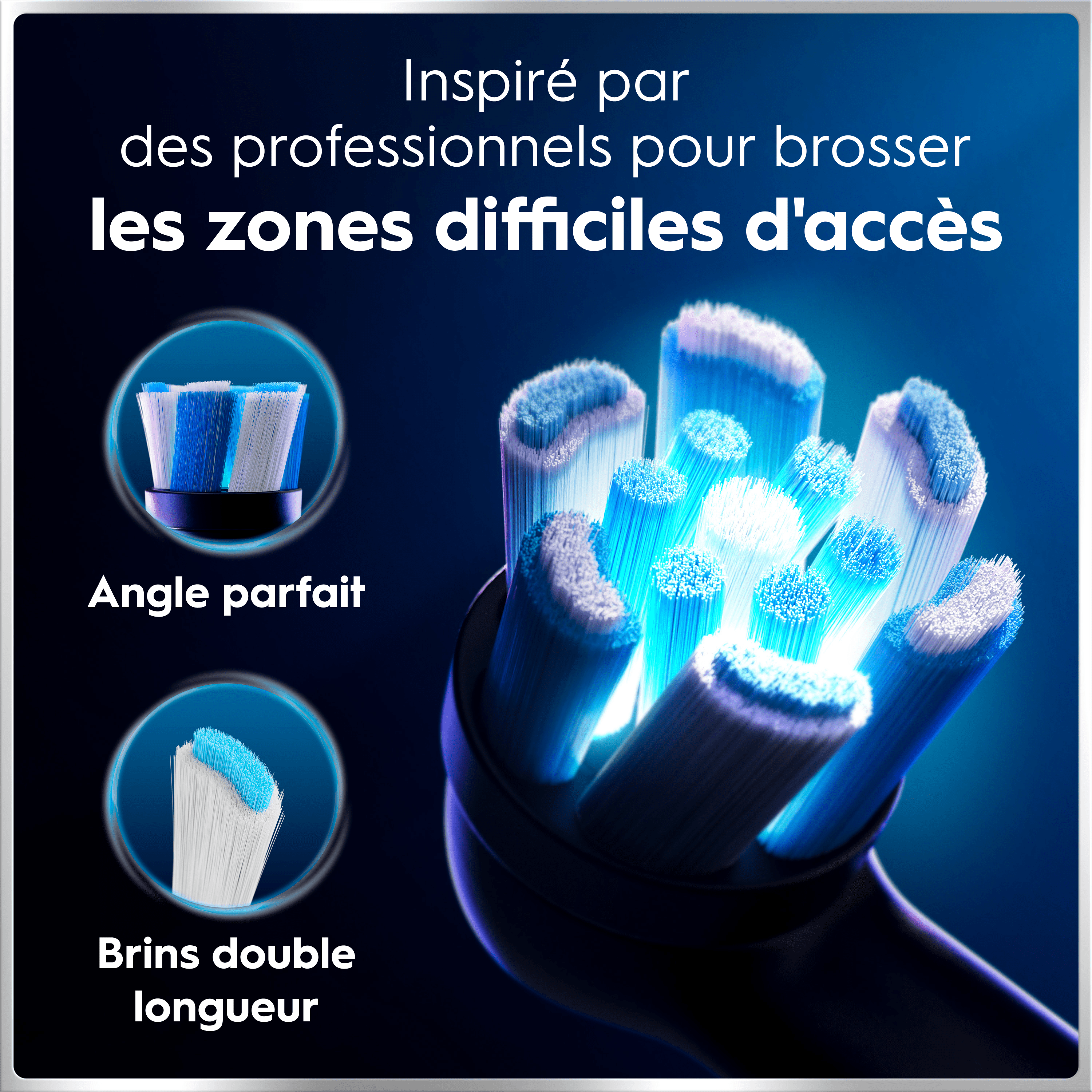 Brosse À Dents Électrique Oral-B iO6 | Noire| 3 brossettes | Batterie Longue Durée | Étui De Voyage Premium | Pochette pour Chargeur | Porte-brossettes