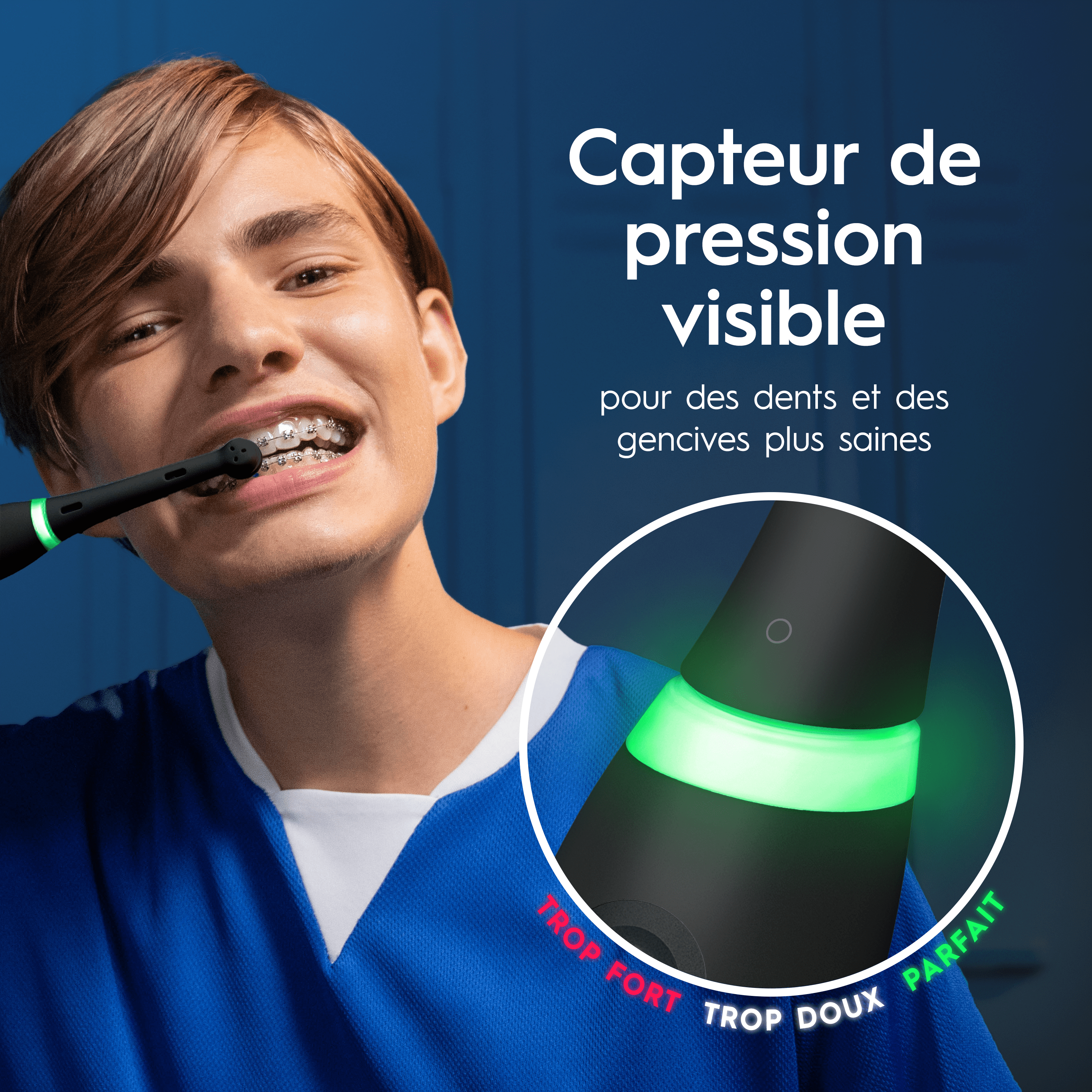 Oral-B iO 5 Lot De 2, Brosses À Dents Électriques Noire Et Blanche, 4 Brossettes, 1 Étui De Voyage