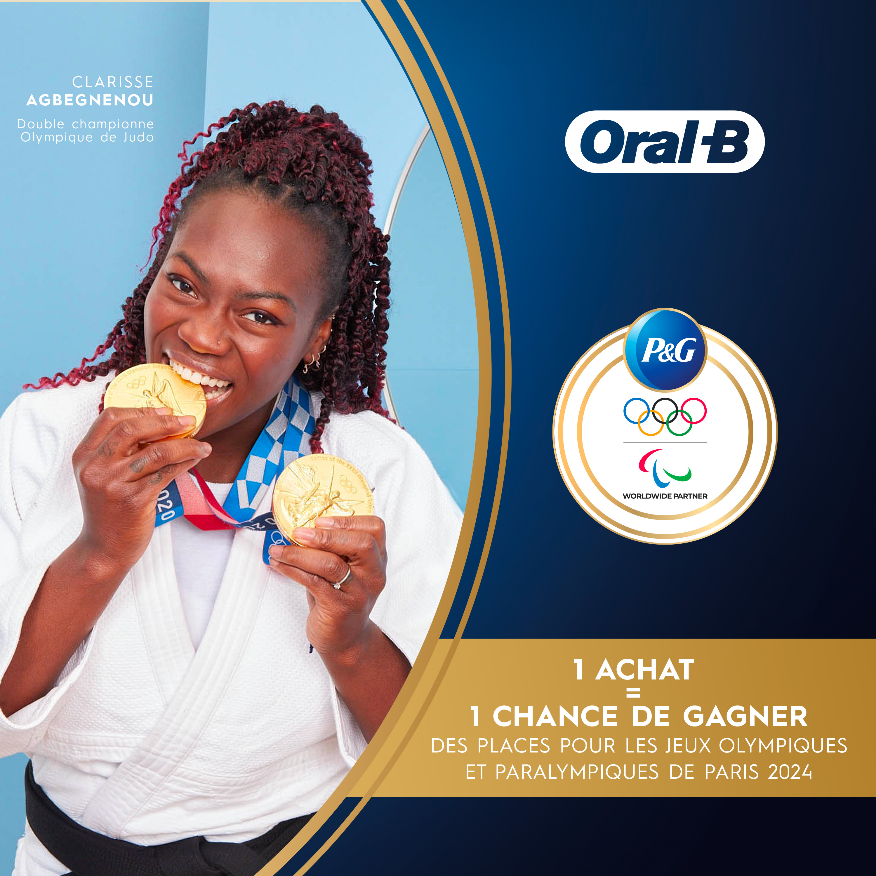 Oral-B Pro3 Jeux Olympiques Brosse à dents électrique avec brossette