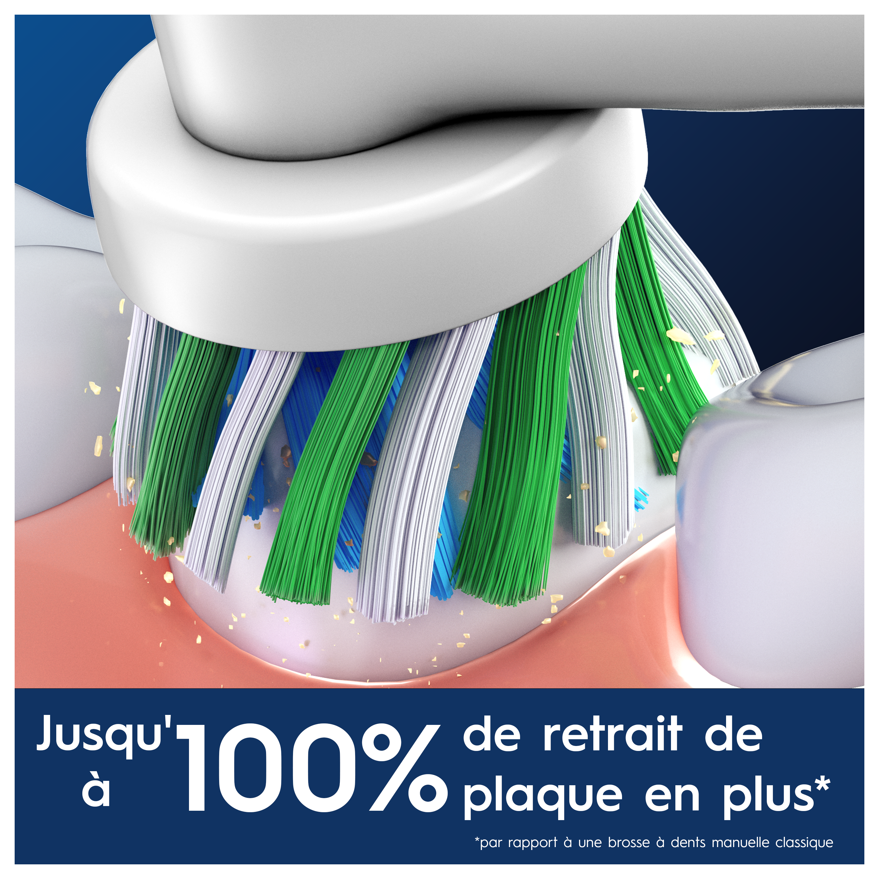 Oral-B Pro Cross Action Brossettes Pour Brosse À Dents, Pack De 4 Unités