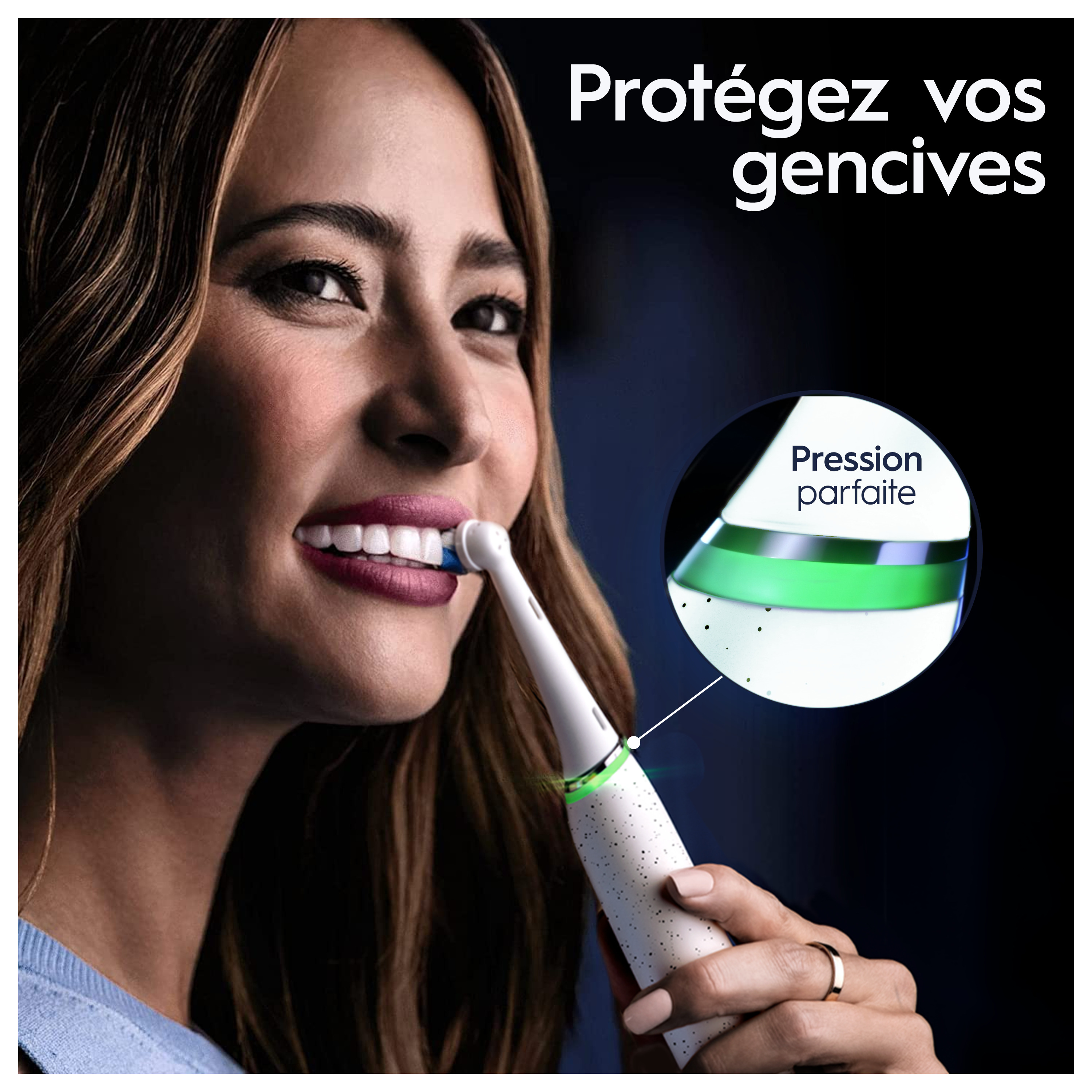 Oral-B iO 10 Blanche Brosse à dents électrique avec brossette