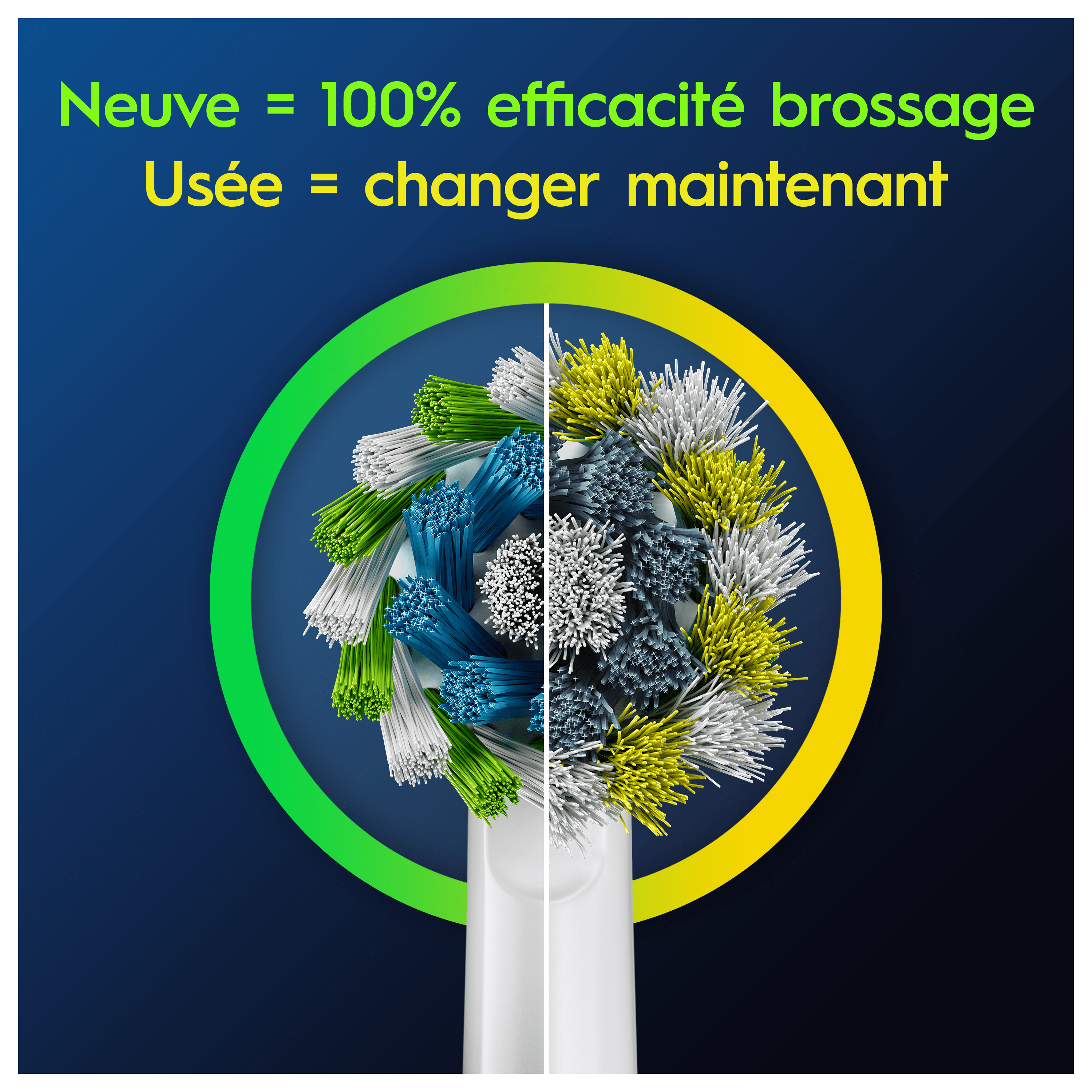 Oral-B Pro Cross Action Brossettes Pour Brosse À Dents, Pack De 4 Unités