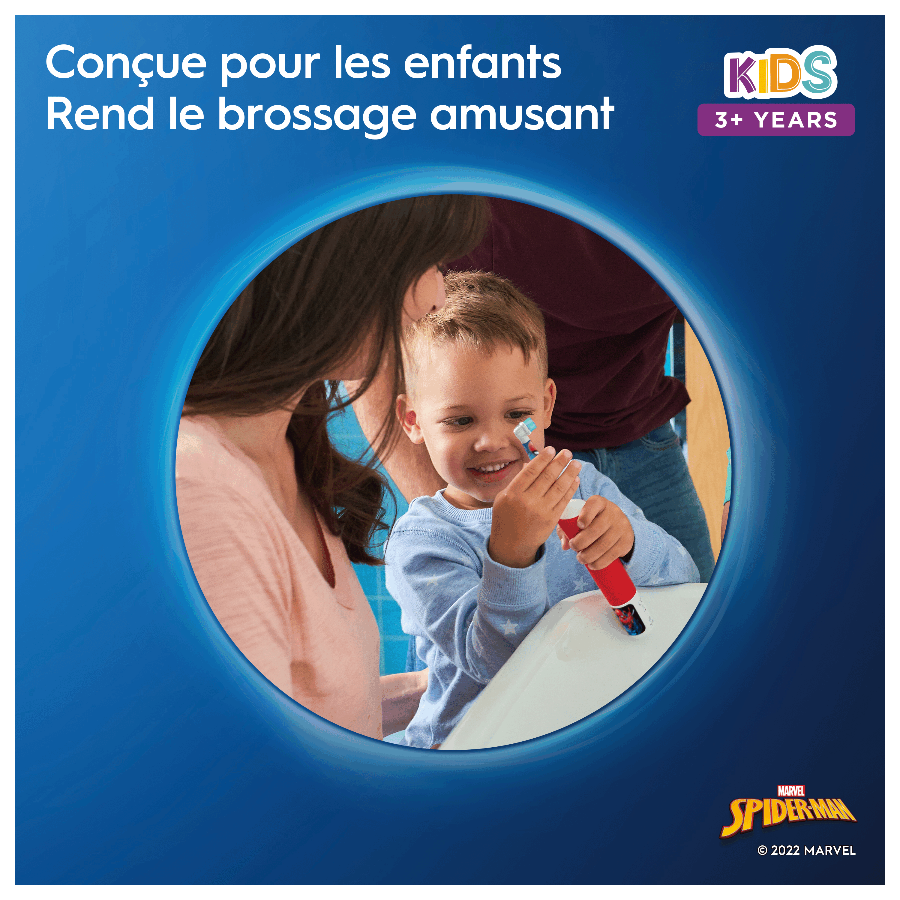 Oral-B Kids - 8 brossettes Spiderman - 24 mois