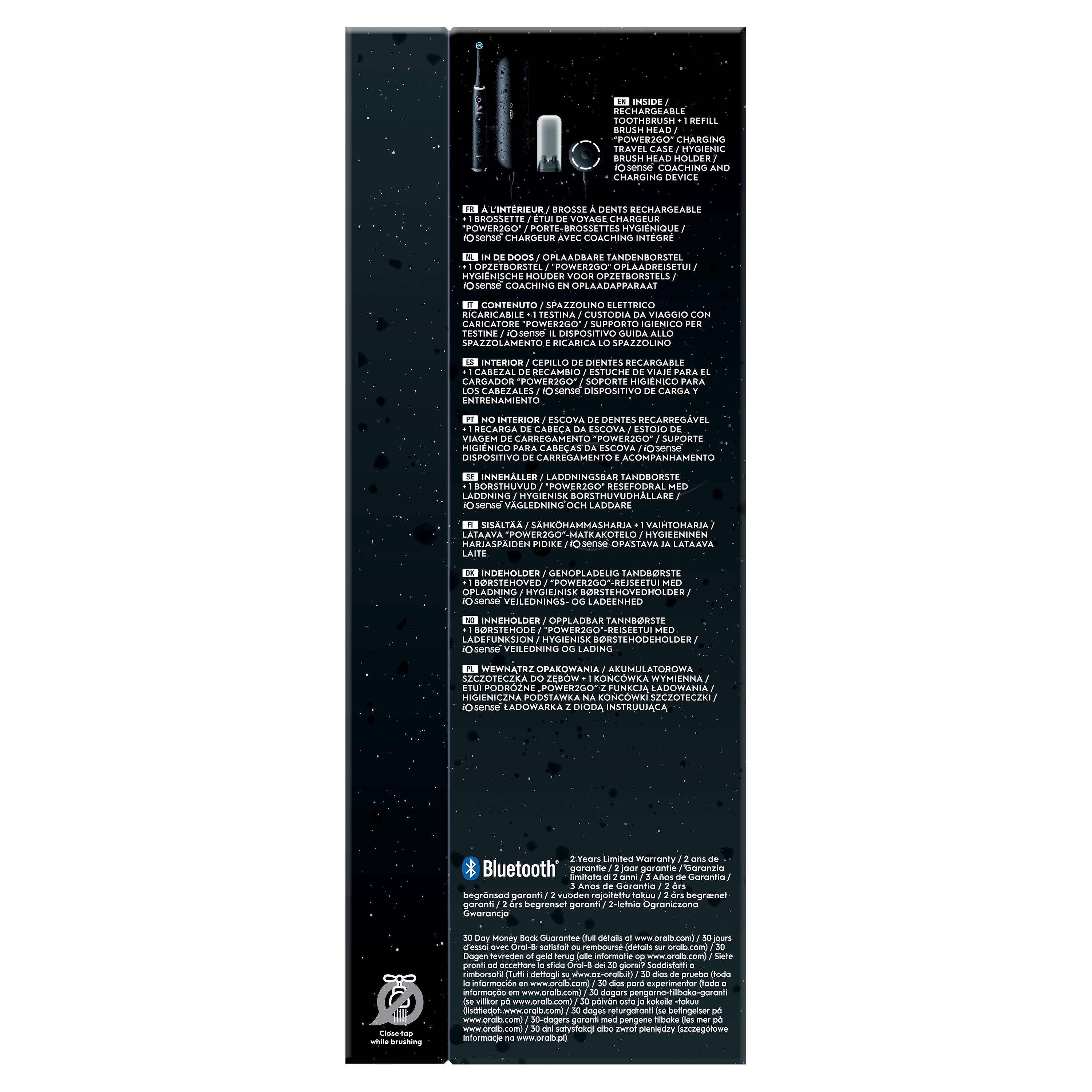 Oral-B iO 10 Noire Edition Spéciale Brosse à dents électrique avec brossette
