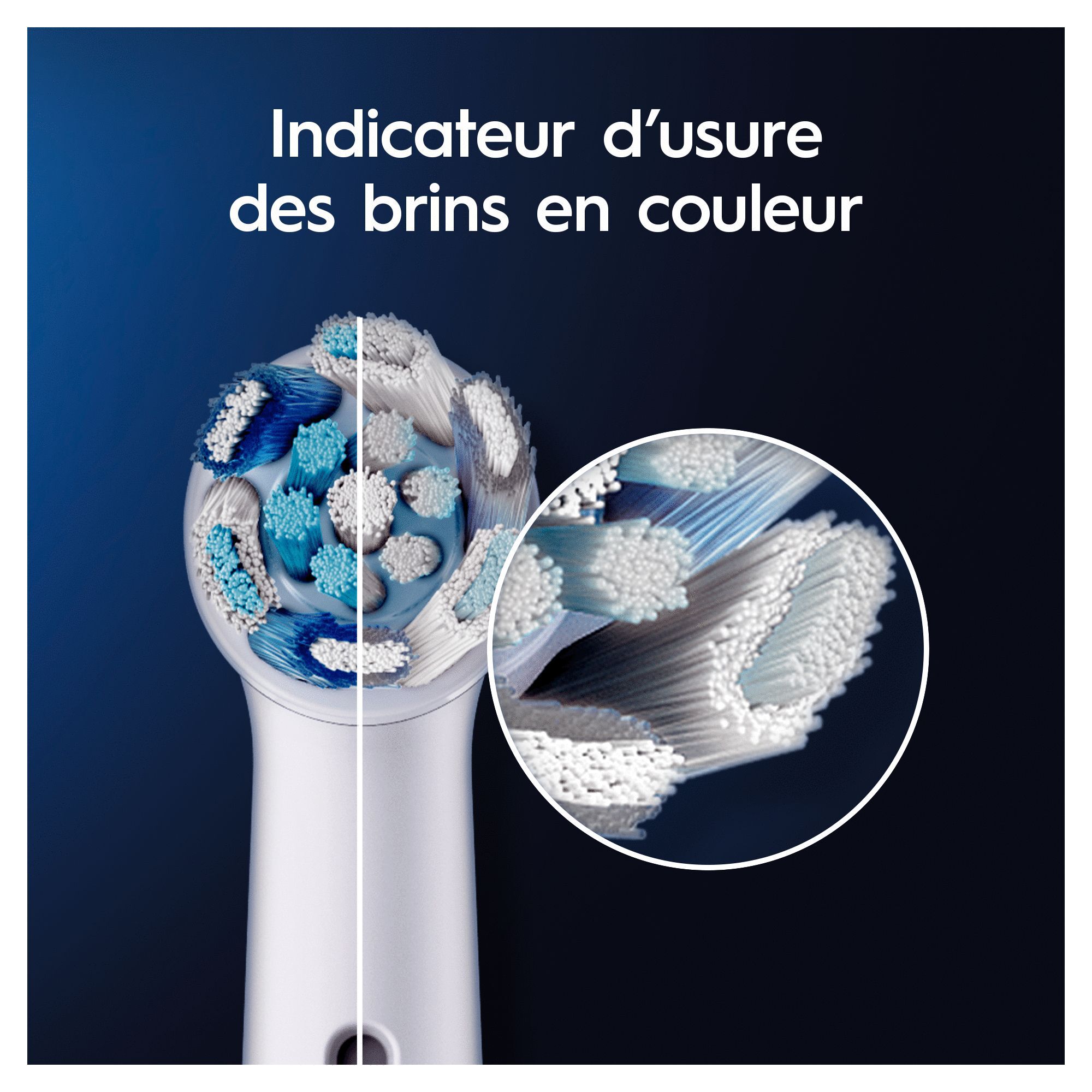 Oral-B iO - 8 brossettes Ultimate Clean Blanches - 24 mois