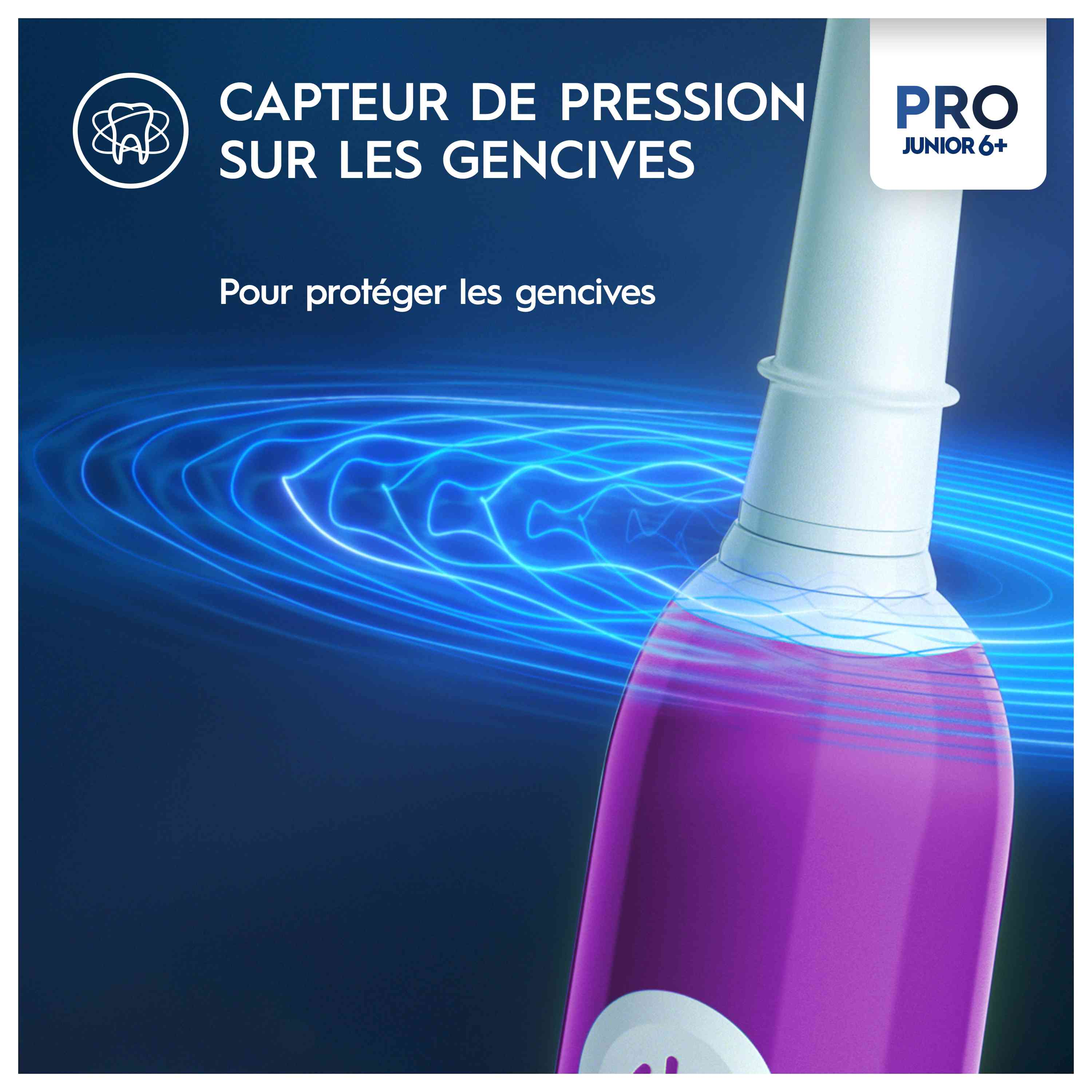 Oral-B Pro1 Violette Junior Brosse à dents électrique avec brossette