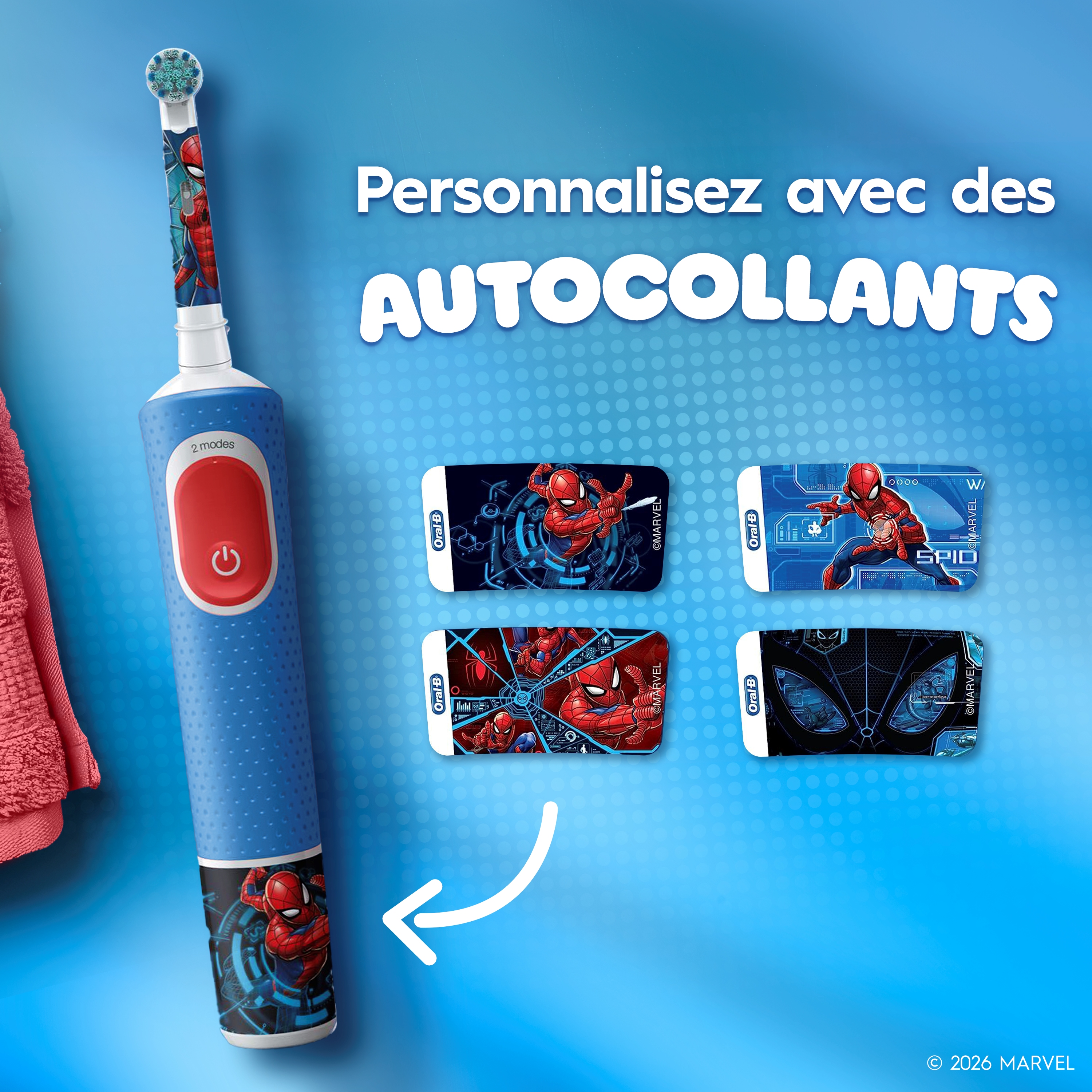 Oral-B Vitality Spiderman Kids Brosse à dents électrique