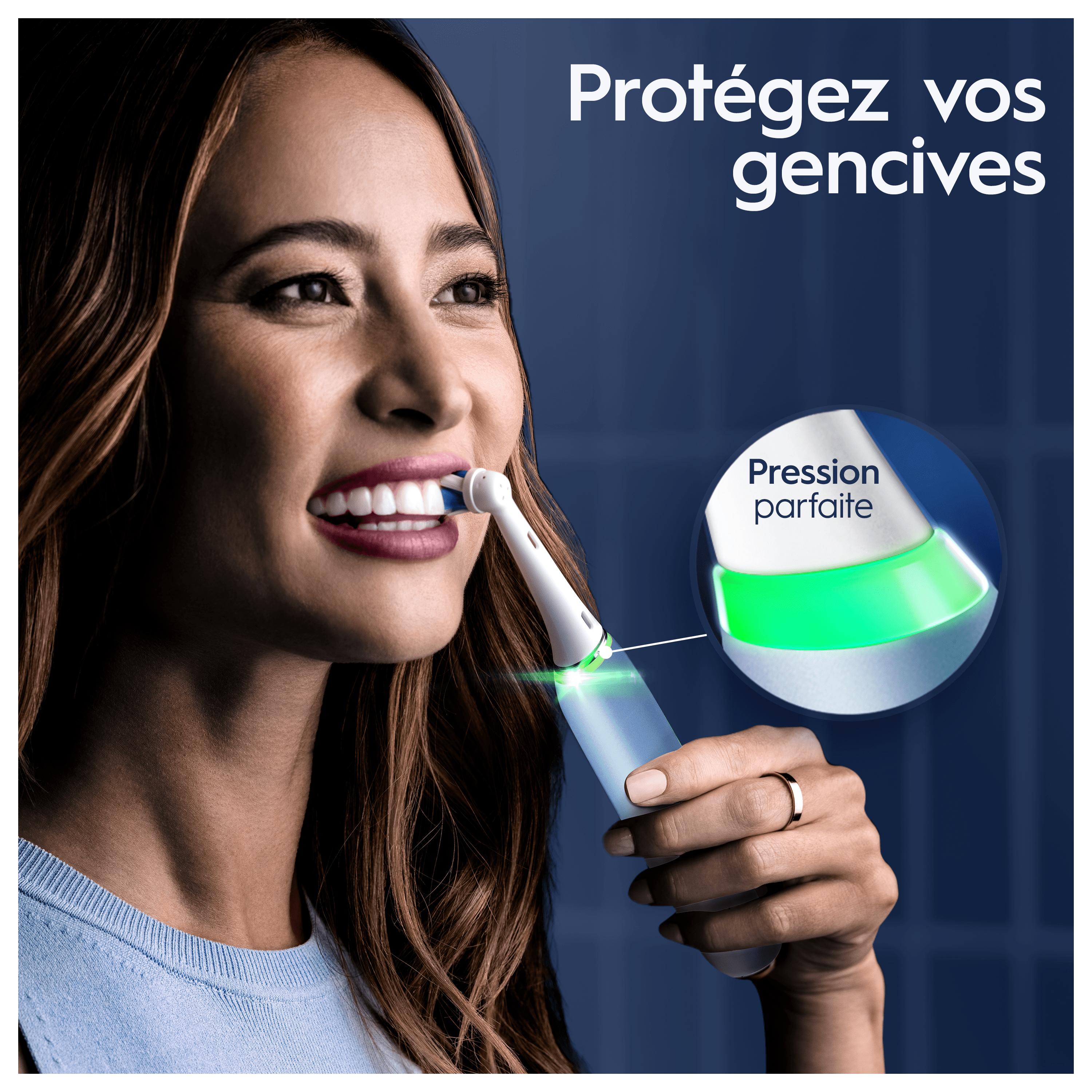 Oral-B iO 9 Brosse À Dents Électrique Édition Spéciale Bleue, 1 Brossette, 1 Étui De Voyage Chargeur, 1 Pochette Magnétique