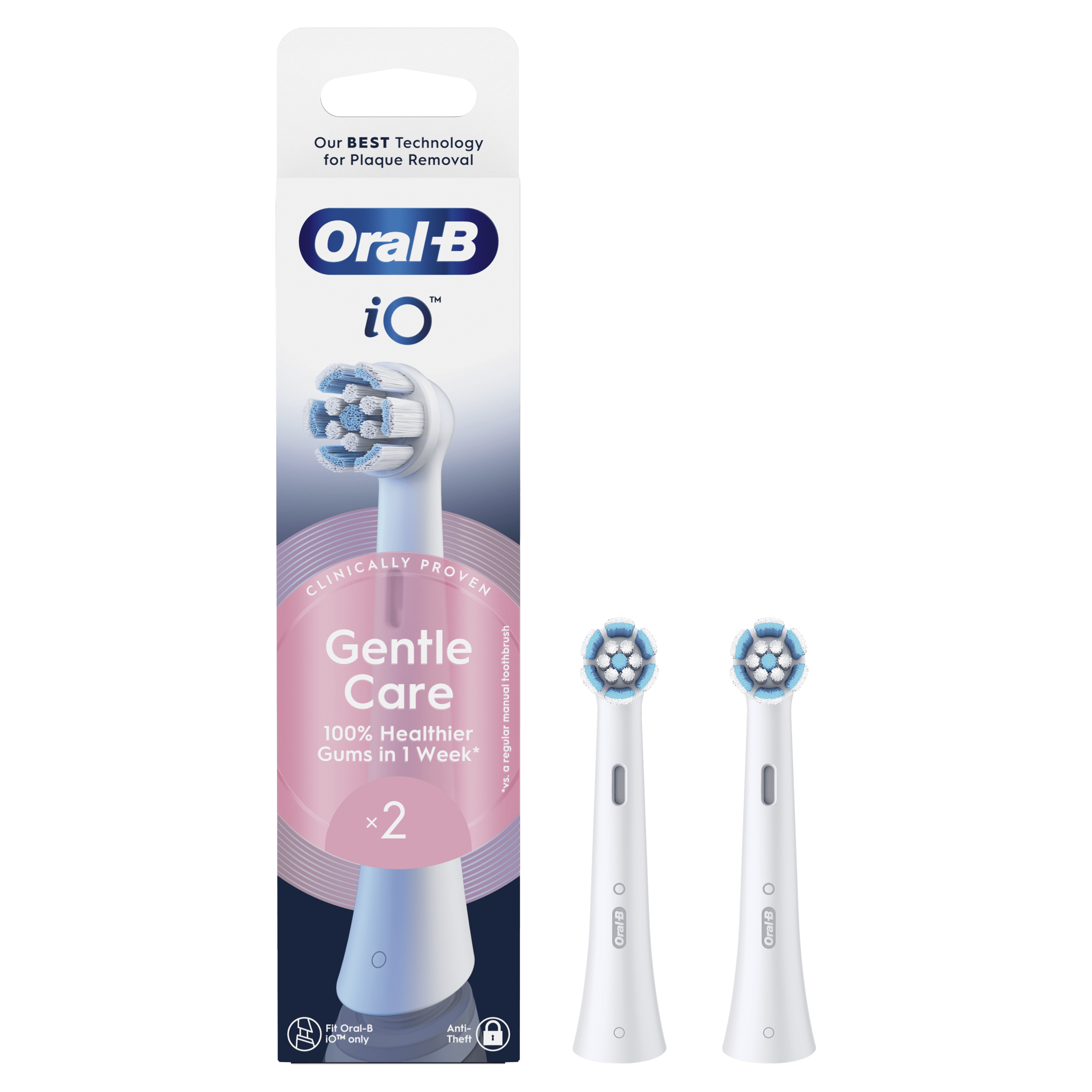 Oral-B iO 5 Blanche Brosse à dents électrique avec brossette + 2 brossettes