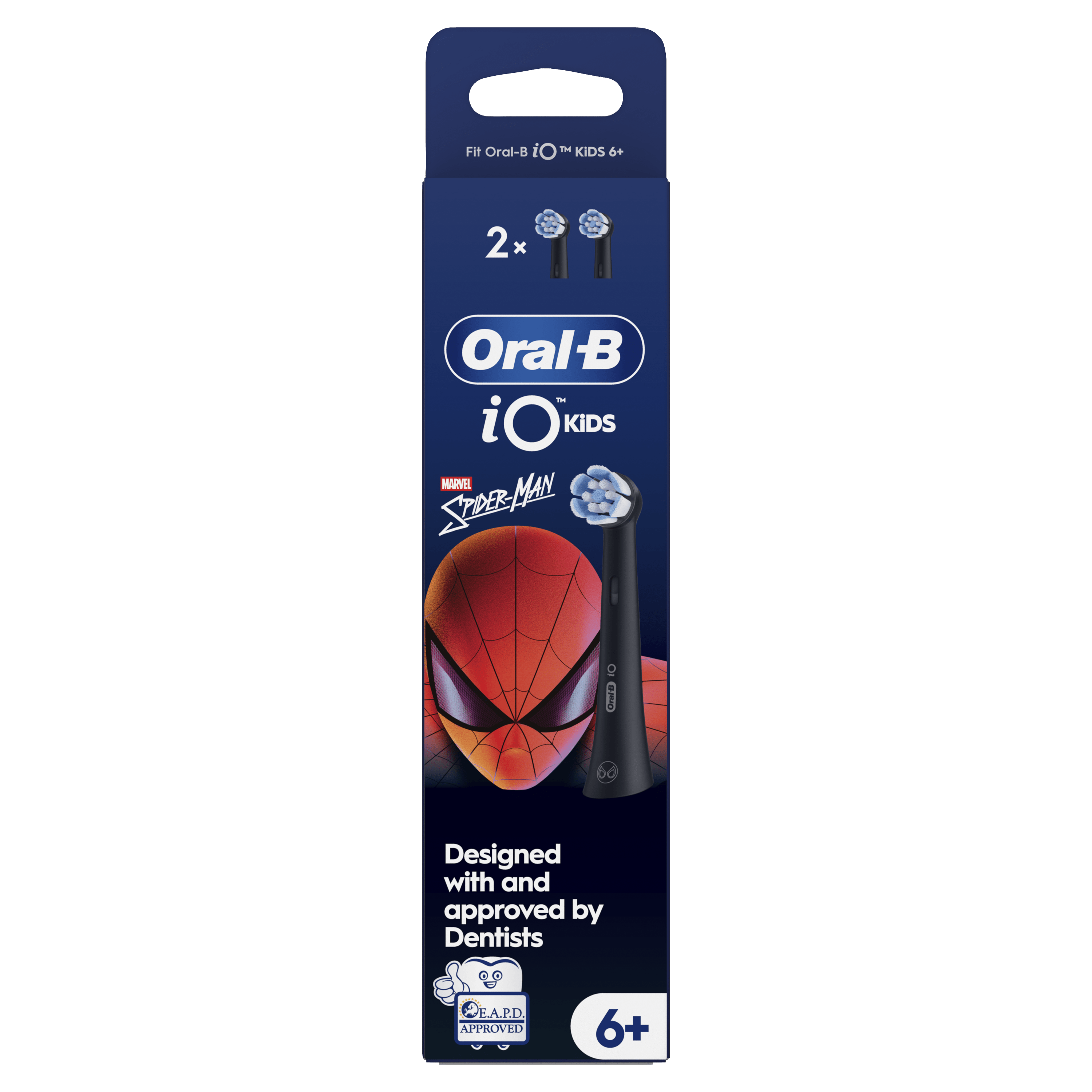 Oral-B iO Kids 6 Ans Et Plus Spiderman Brossettes Brosse À Dents Électrique, 2