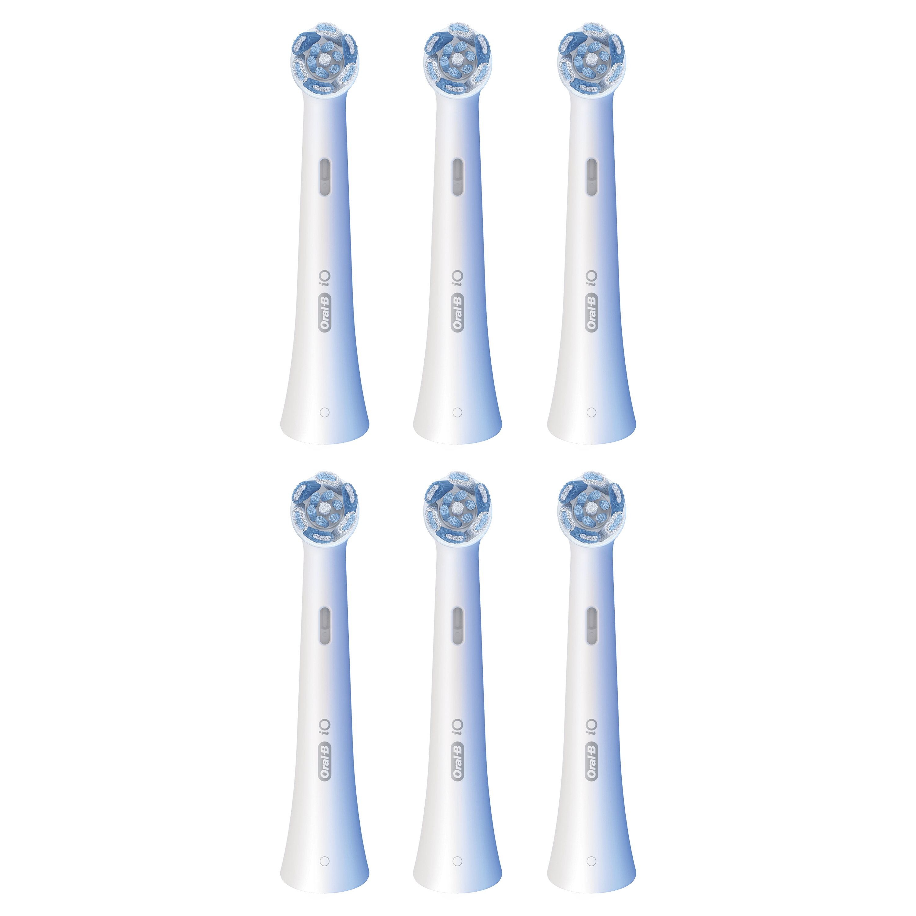 Oral-B iO - 6 brossettes Ultimate Clean Blanches - 18 mois