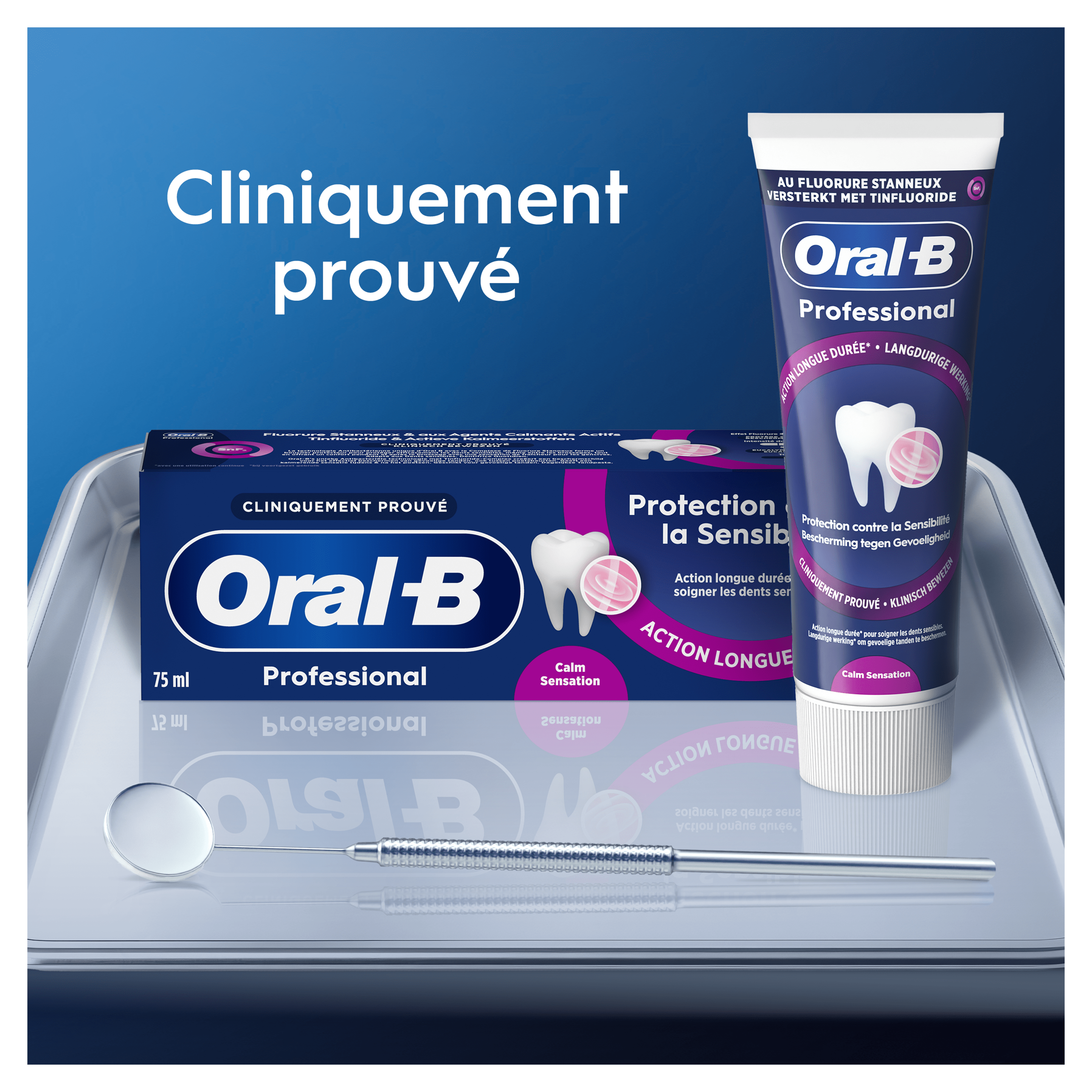 Oral-B iO10 Gold - Pack Sensibilité avec : 1 brosse à dents électrique + 2 dentifrices + 6 brossettes + 1 étui de voyage