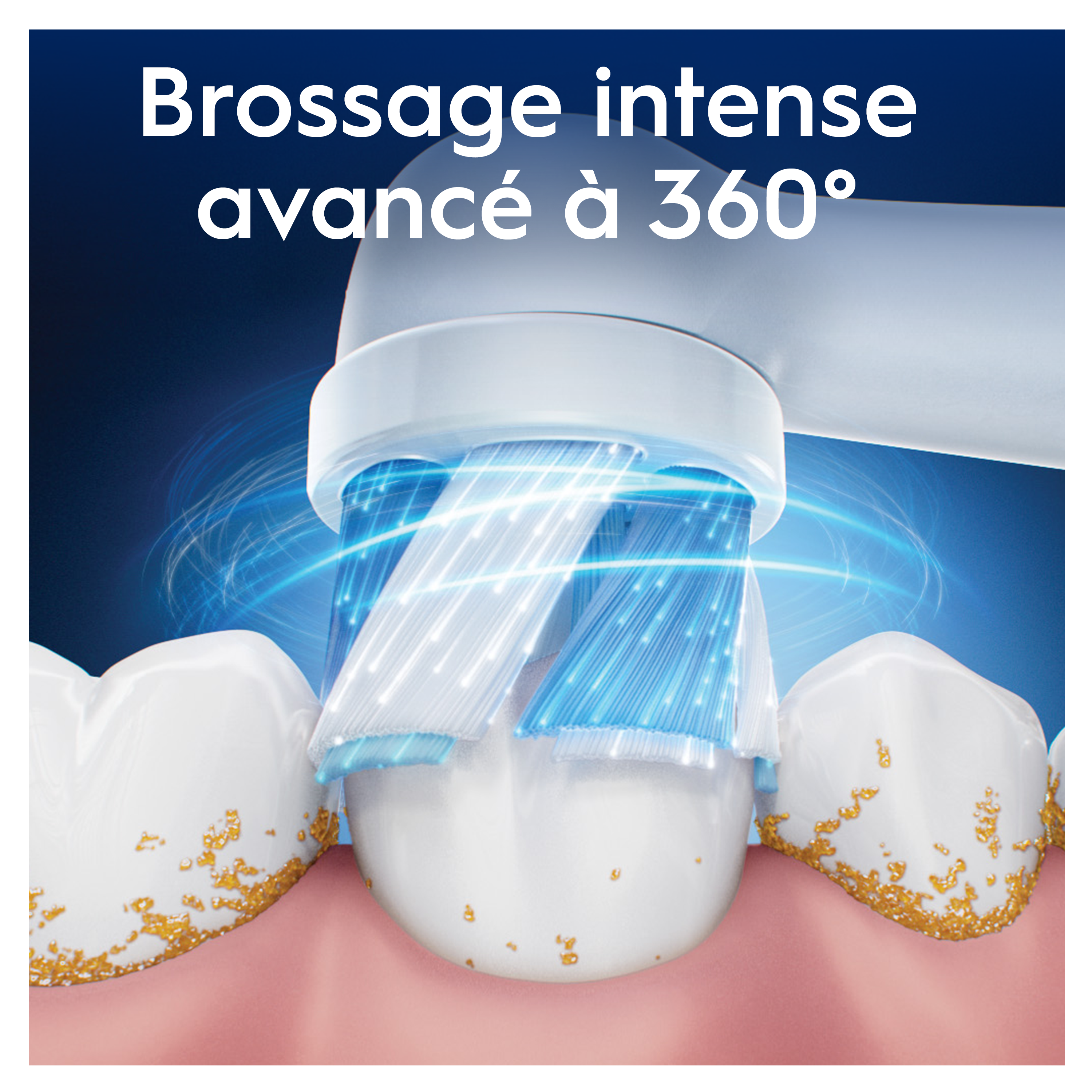 Oral-B iO - 6 brossettes Ultimate Clean Blanches - 18 mois