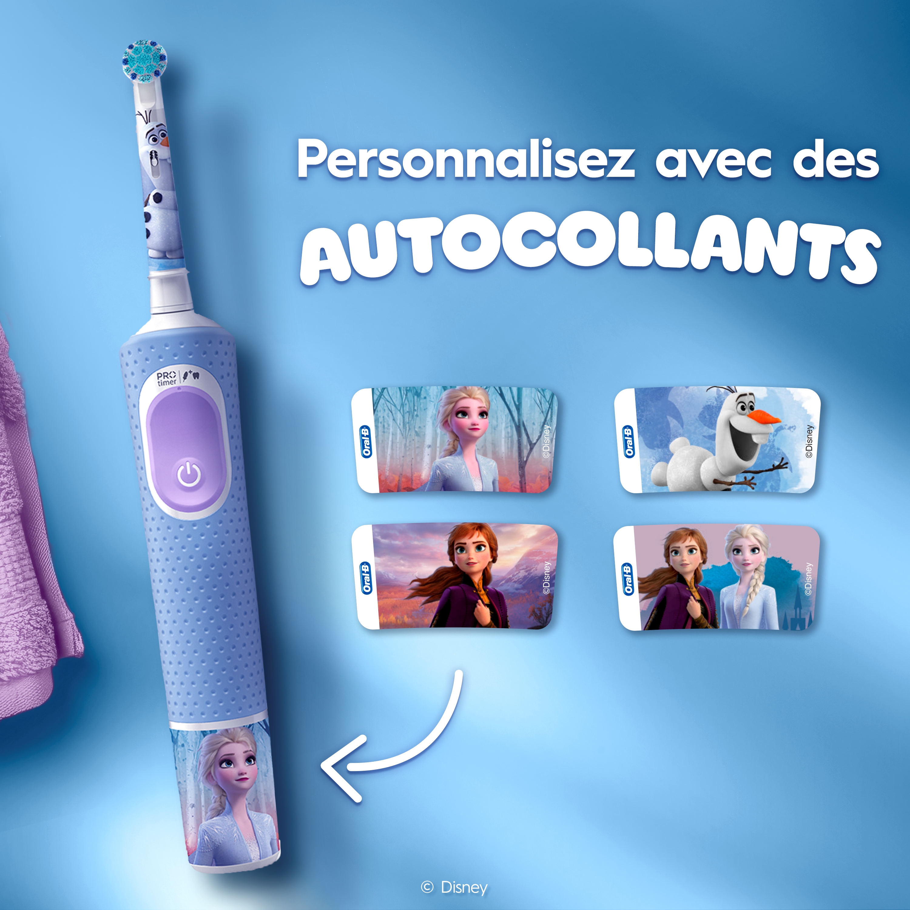 Oral-B Vitality Reine des neiges Kids Brosse à dents électrique